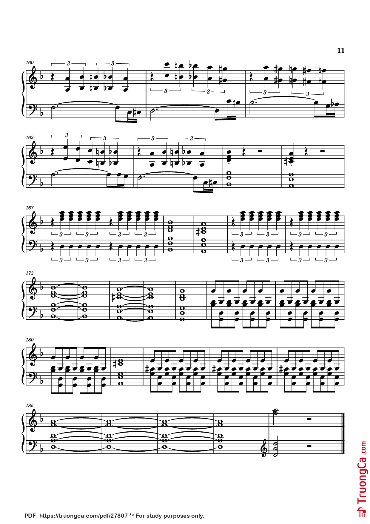 Page 11 of Sheet music PDF Piano Another Man