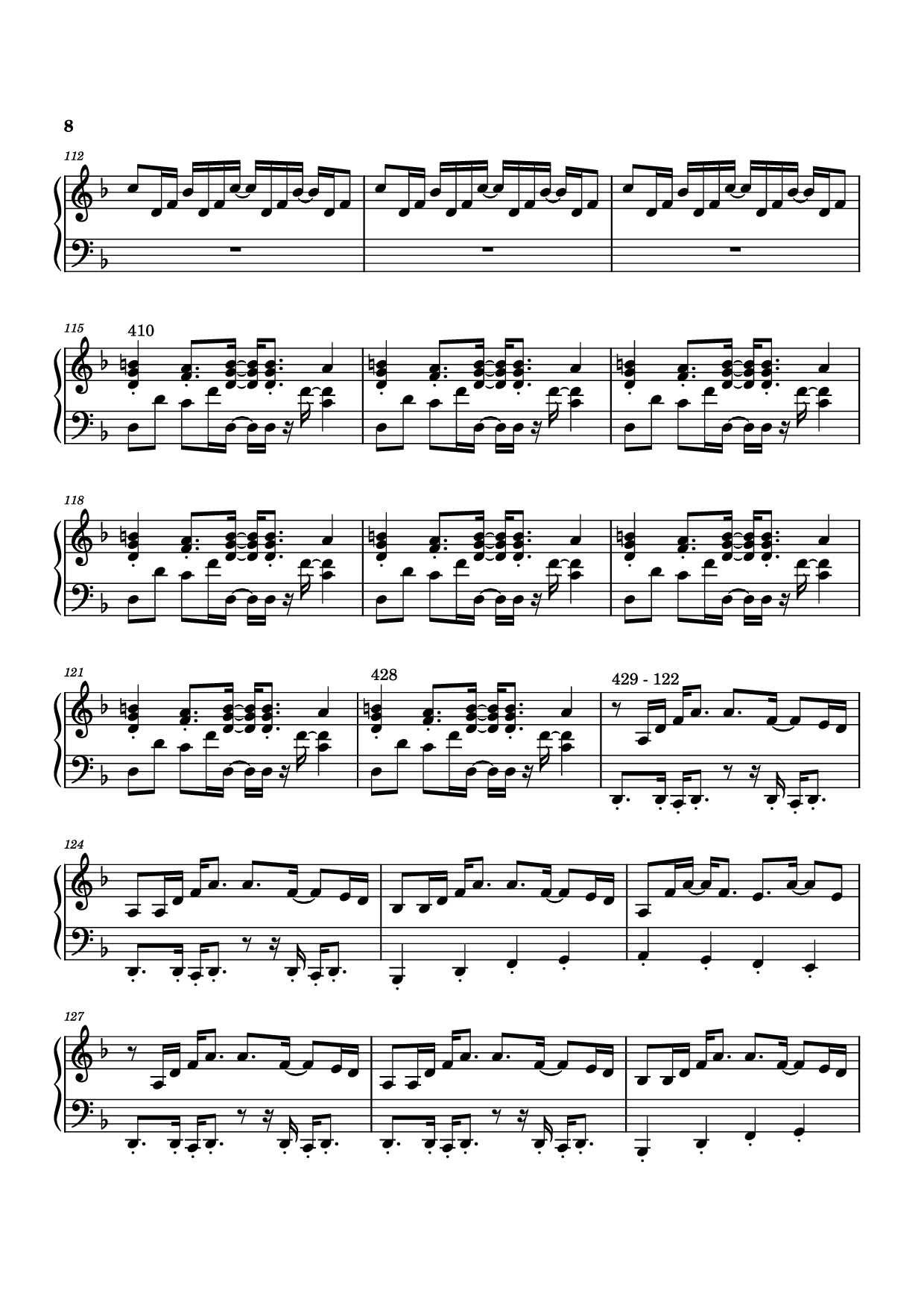 Page 8 of Sheet music PDF Piano Another Man
