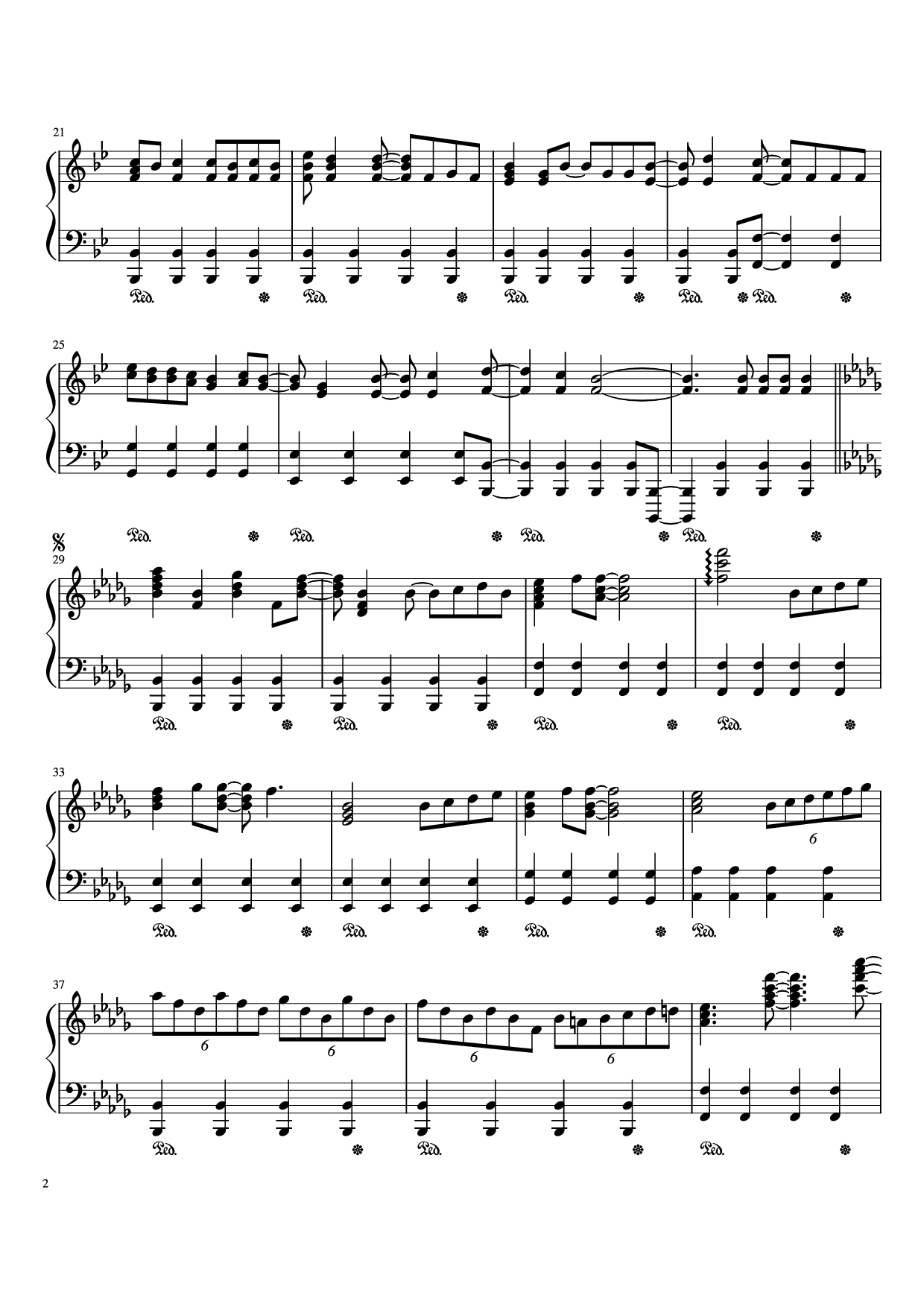 Page 2 of Sheet music PDF I