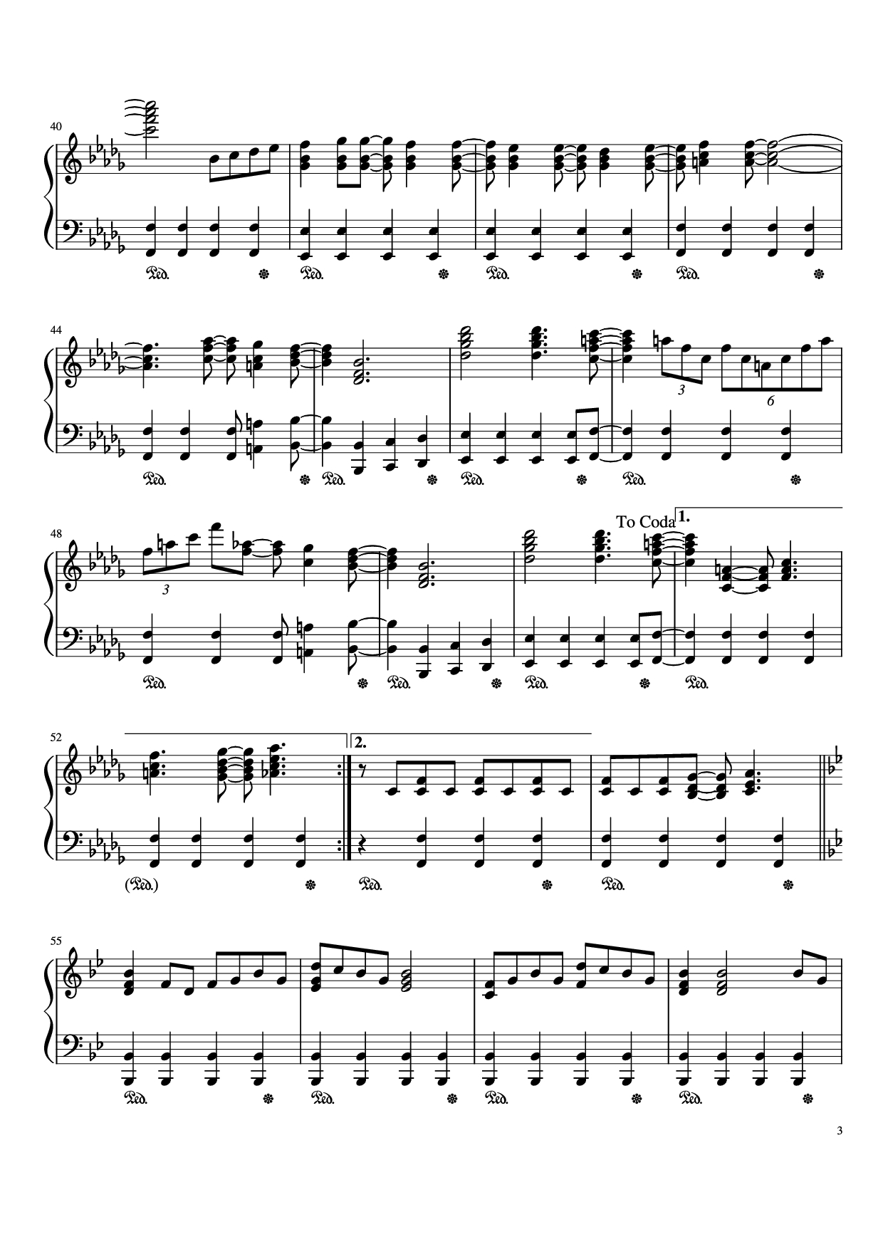 Page 3 of Sheet music PDF I