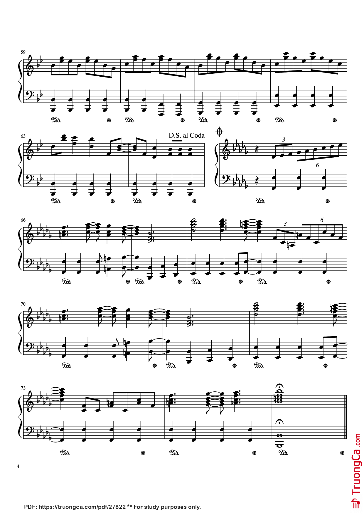 Page 4 of Sheet music PDF I