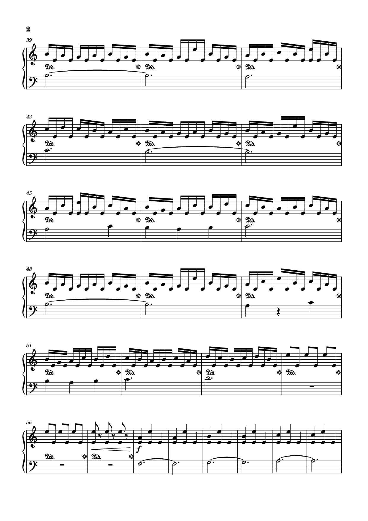 Page 2 of Sheet music PDF Piano Interstellar Piano - Композитор / аранжировщик
