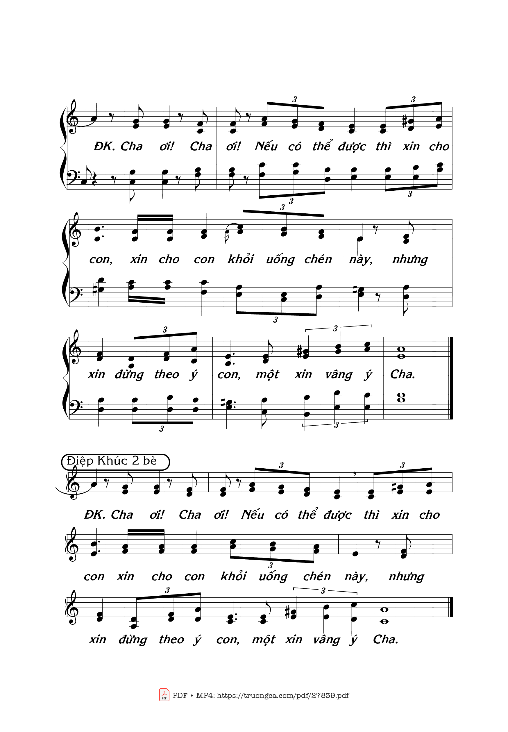Page 2 of Sheet music PDF Một Tối Nào - Thái Nguyên
