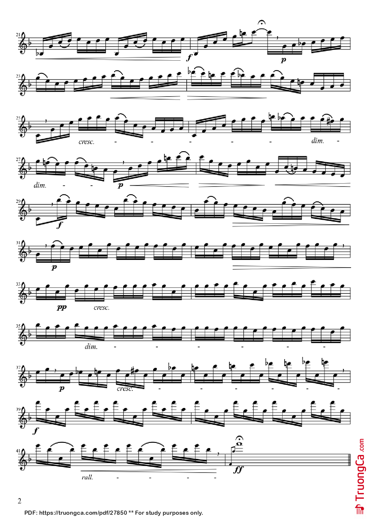 Page 2 of Sheet music PDF Suite I. - Arr. Günter Windau