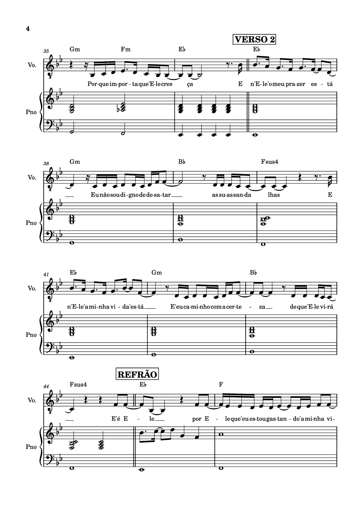 Page 4 of Sheet music PDF Piano É ELE Piano - Drops INA