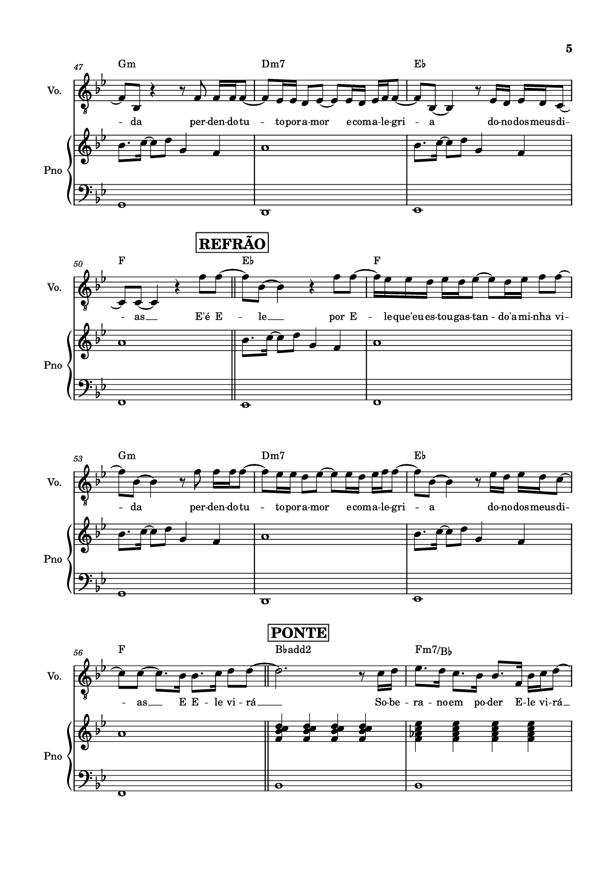 Page 5 of Sheet music PDF Piano É ELE Piano - Drops INA