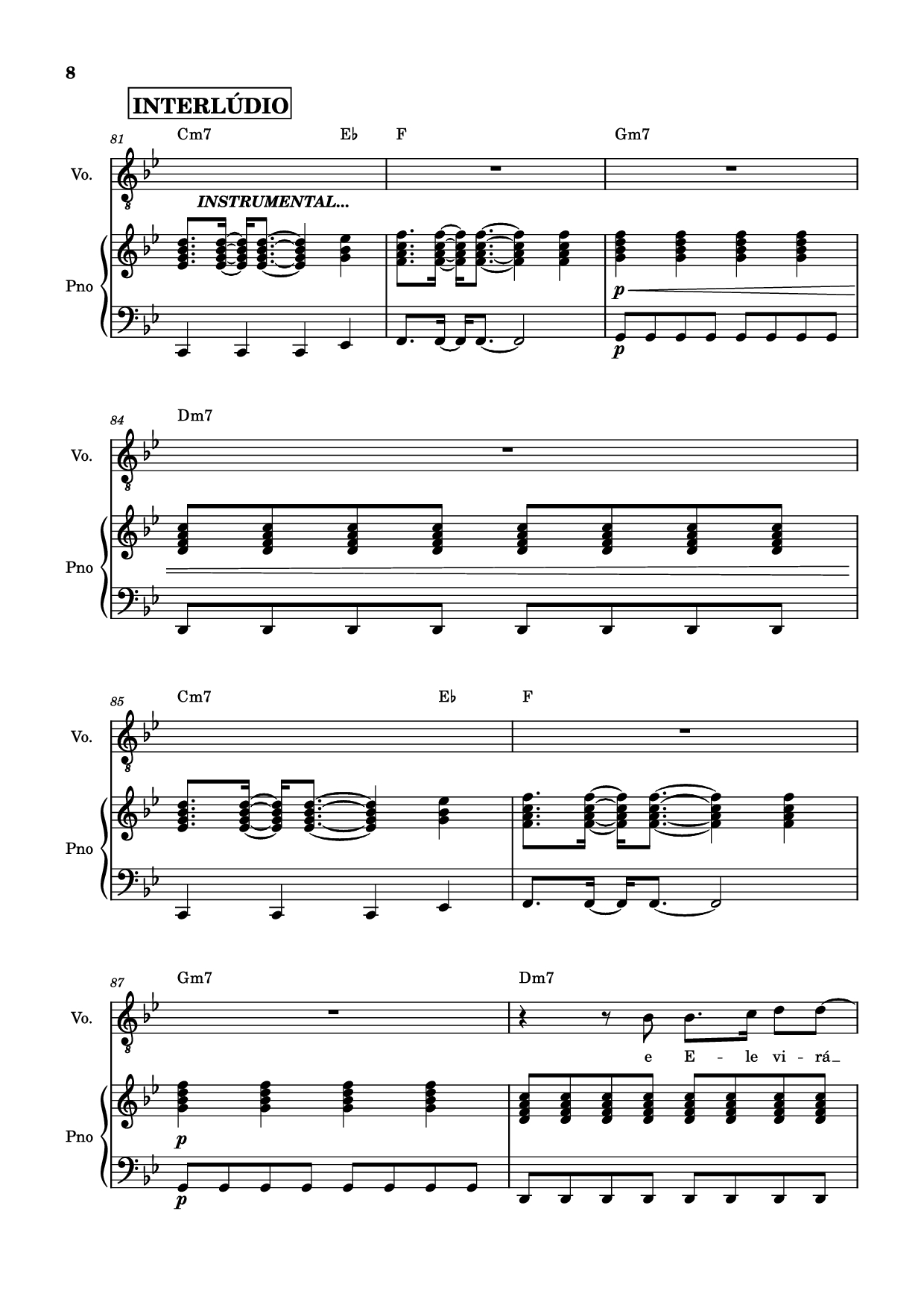 Page 8 of Sheet music PDF Piano É ELE Piano - Drops INA