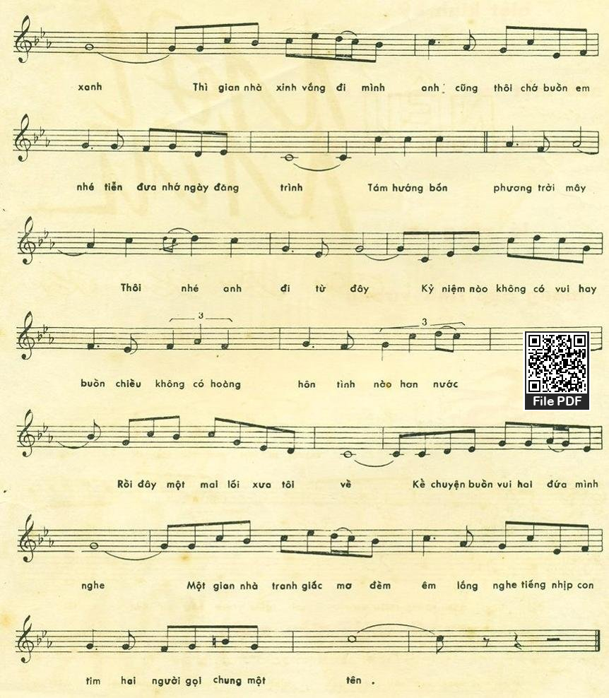 Page 2 of Sheet music PDF Nếu một mai anh biệt kinh kỳ - Hoài Linh