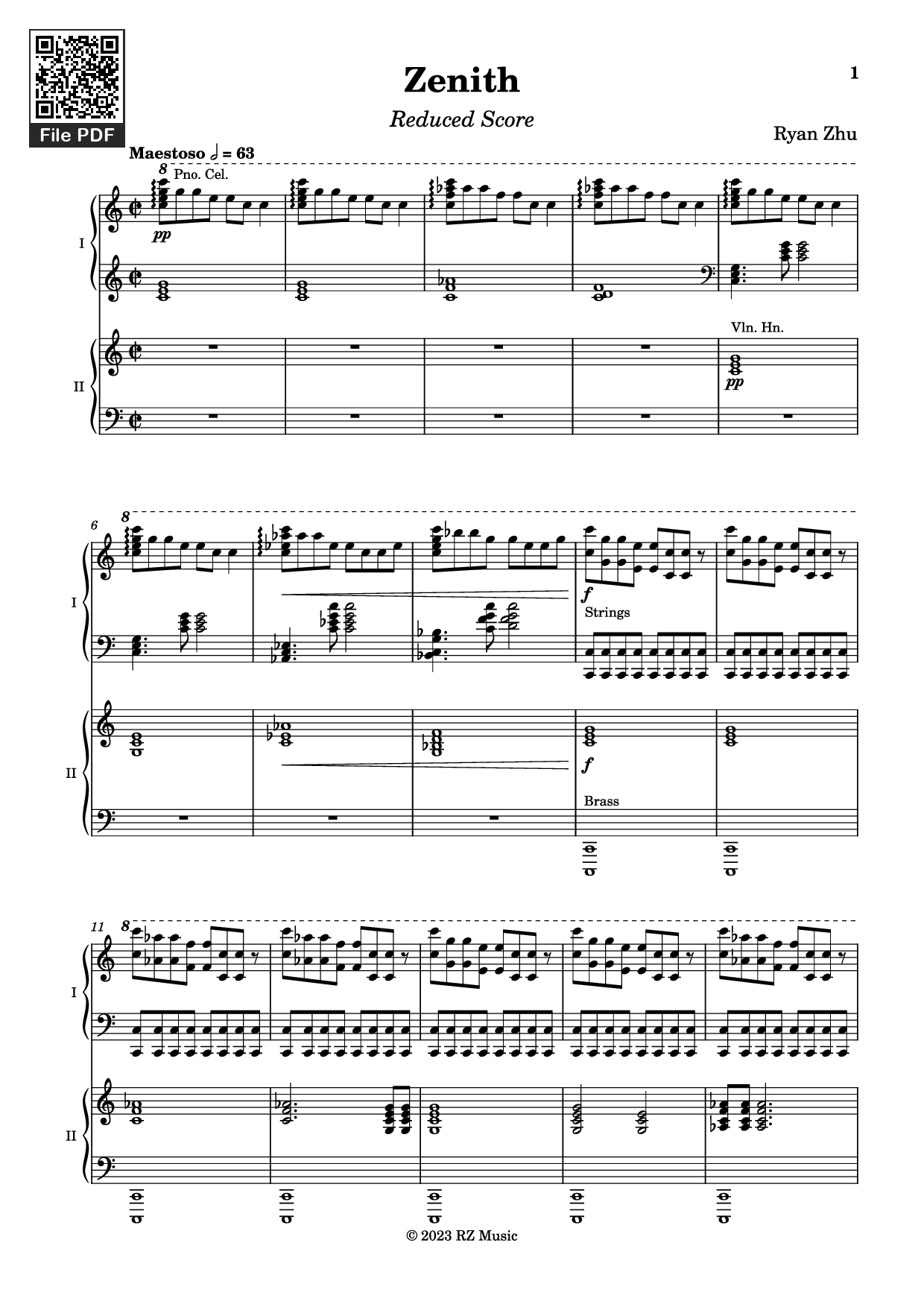 Page 2 of Sheet music PDF Piano Zenith Piano - Ryan Zhu