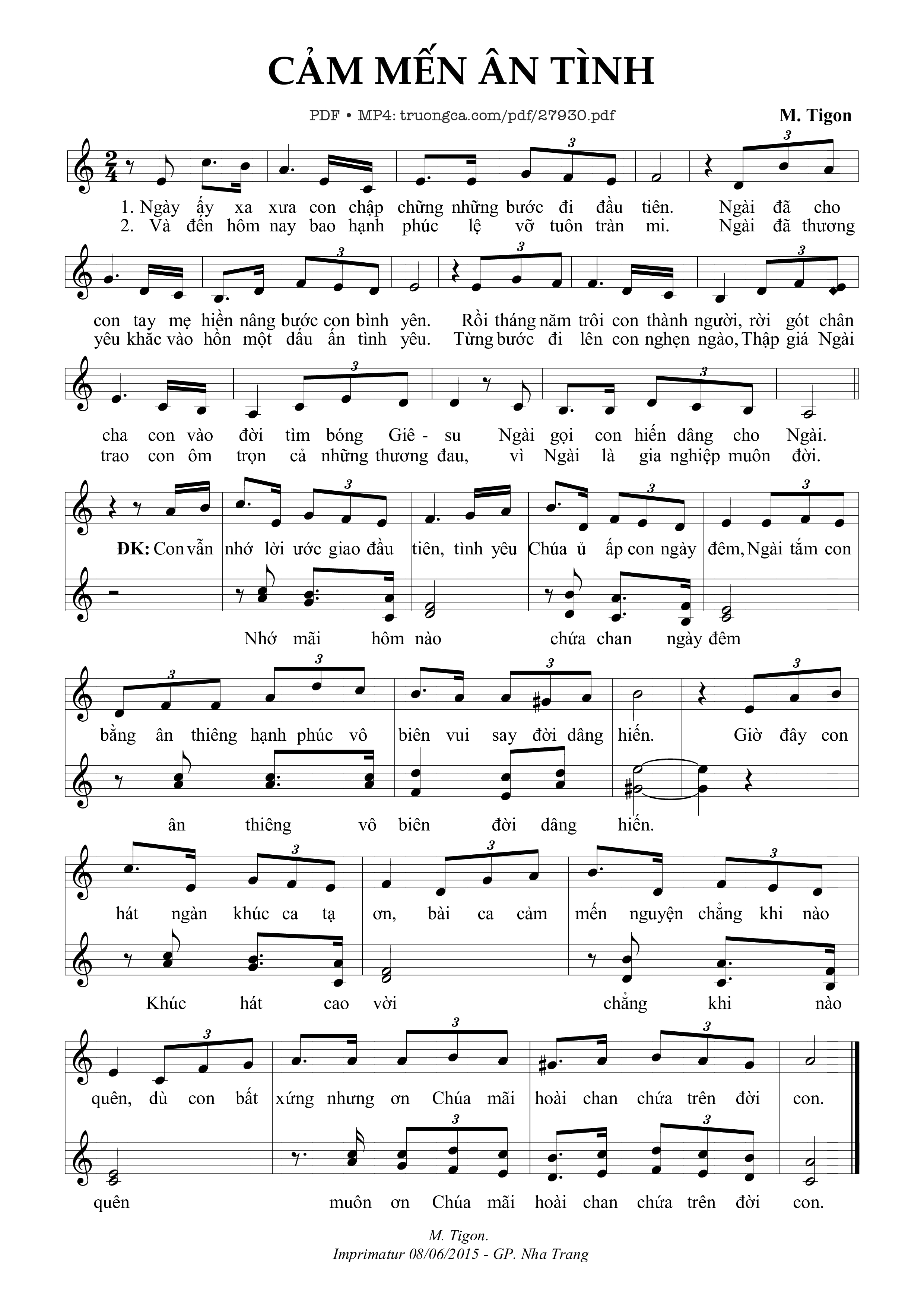 Cảm Mến Ân Tình