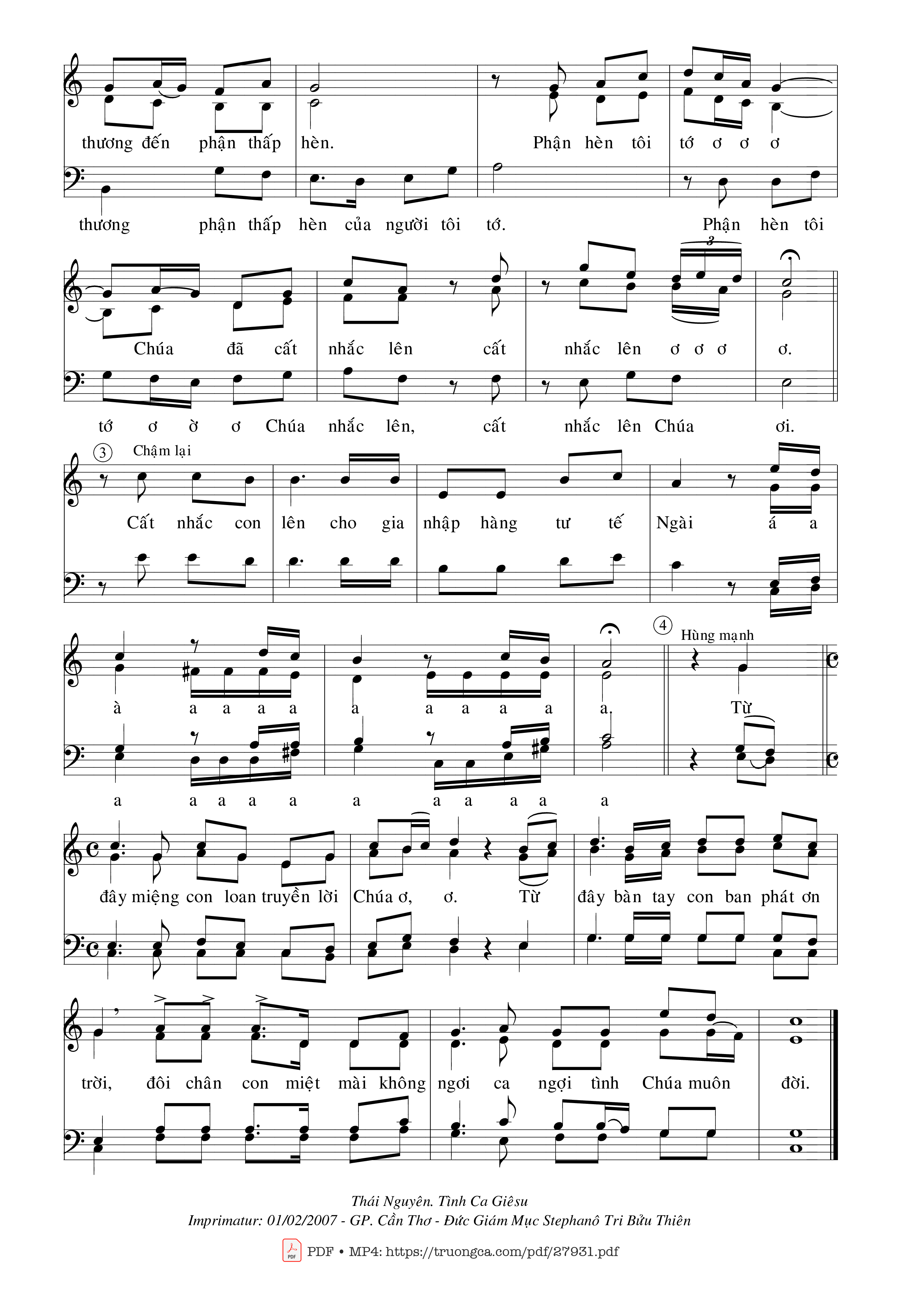 Tình thương Chúa làm cho con hoan lạc Ơn Chúa vô vàn làm cho con ngỡ ngàng biết bao, Trang 2