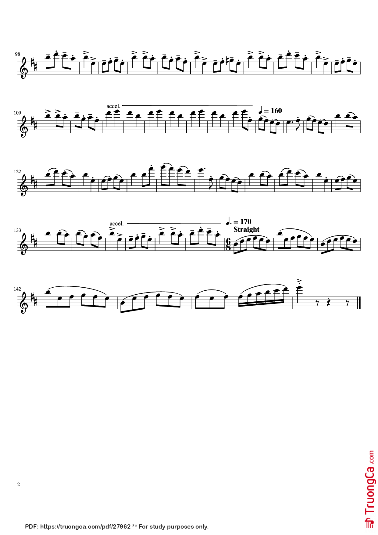 Page 2 of Sheet music PDF Kingdom Dance - From Tangled - Alan Menkin