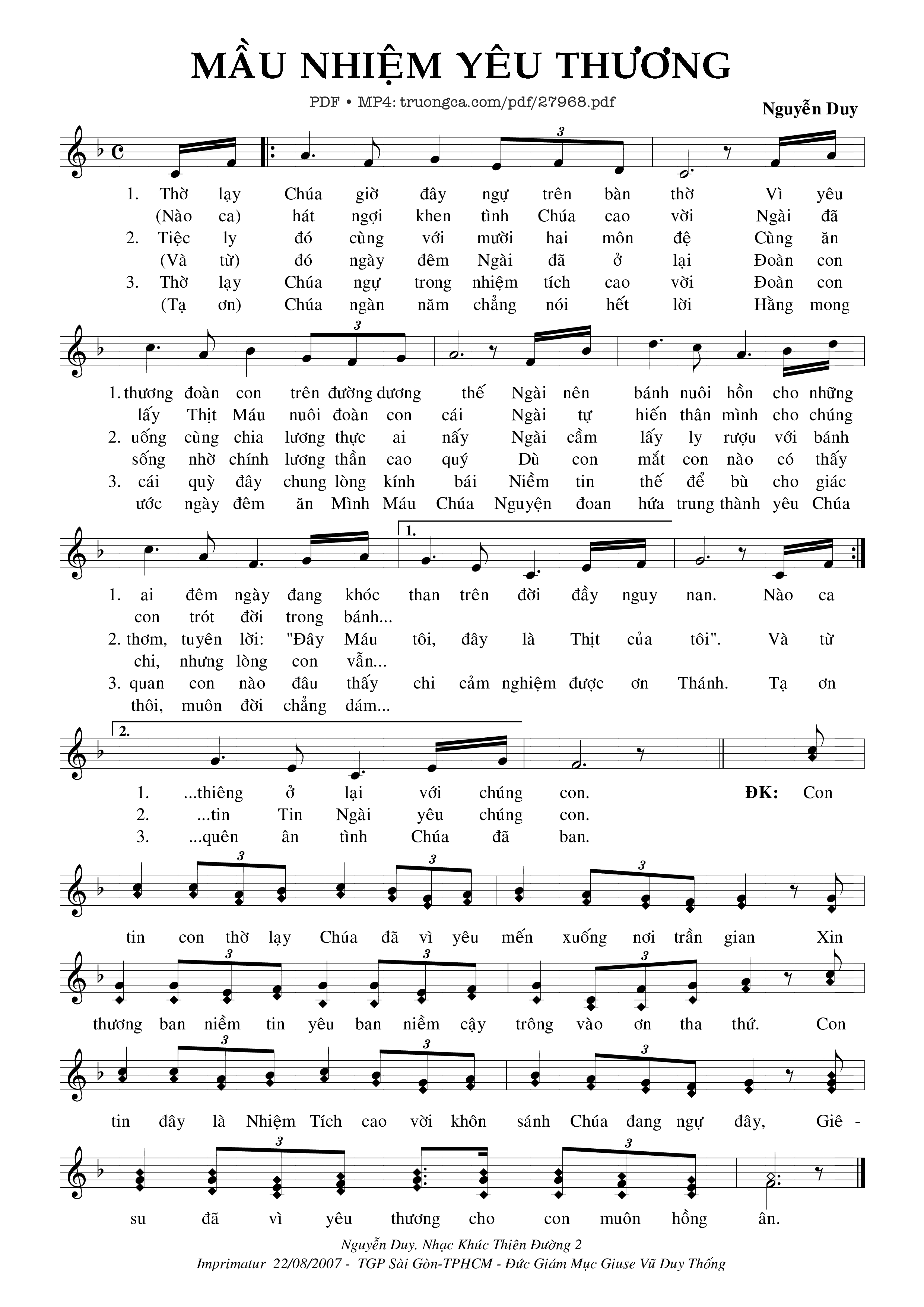 Thờ lạy Chúa giờ đây ngự trên bàn thờ, Trang 3