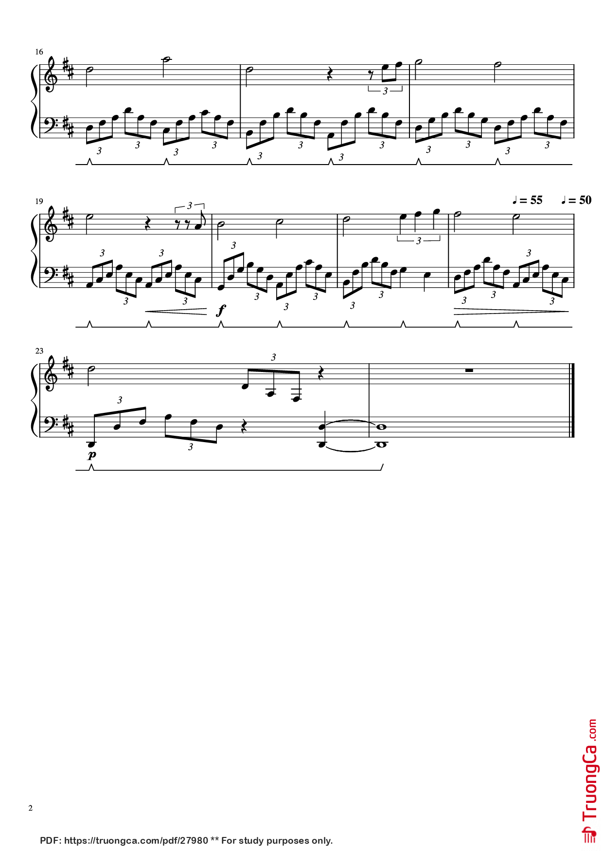 Page 2 of Sheet music PDF Piano Can
