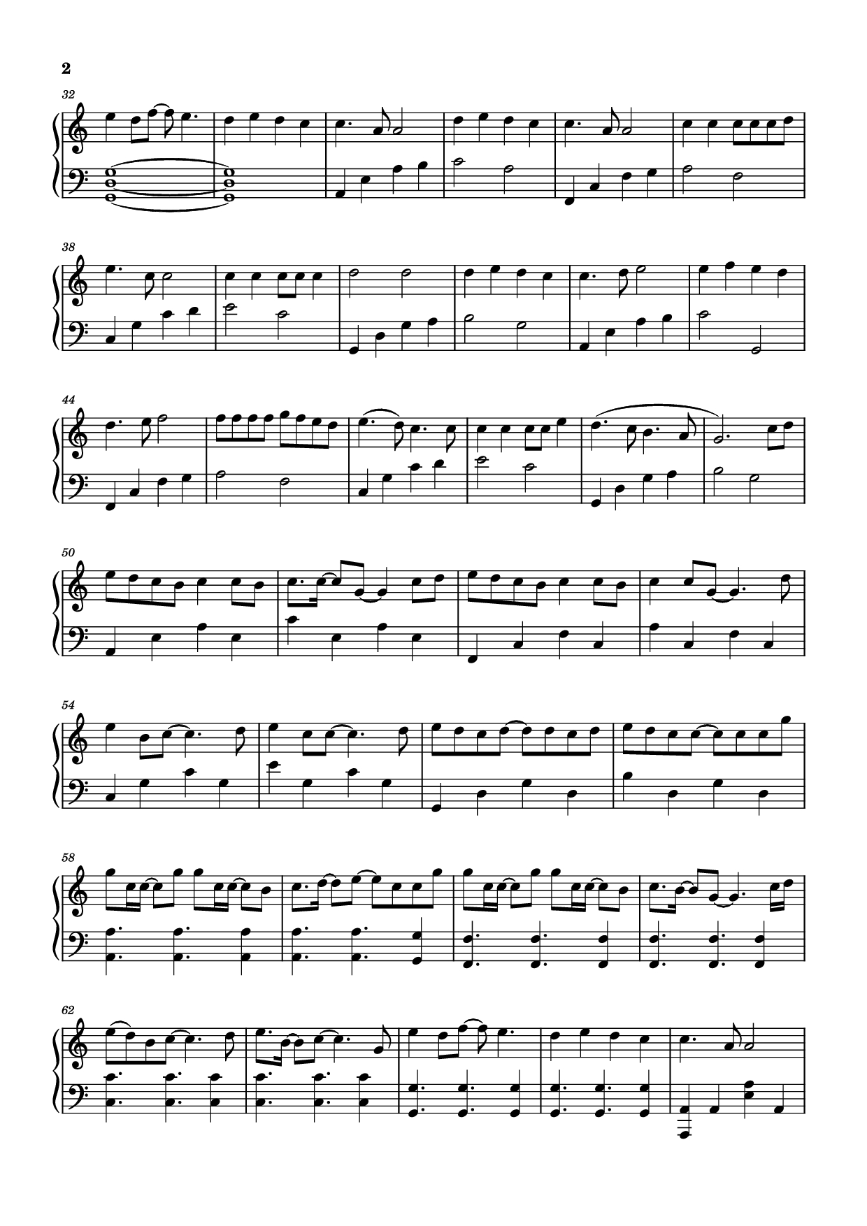 Page 2 of Sheet music PDF Piano Mất kết nối Piano - Dương Domic