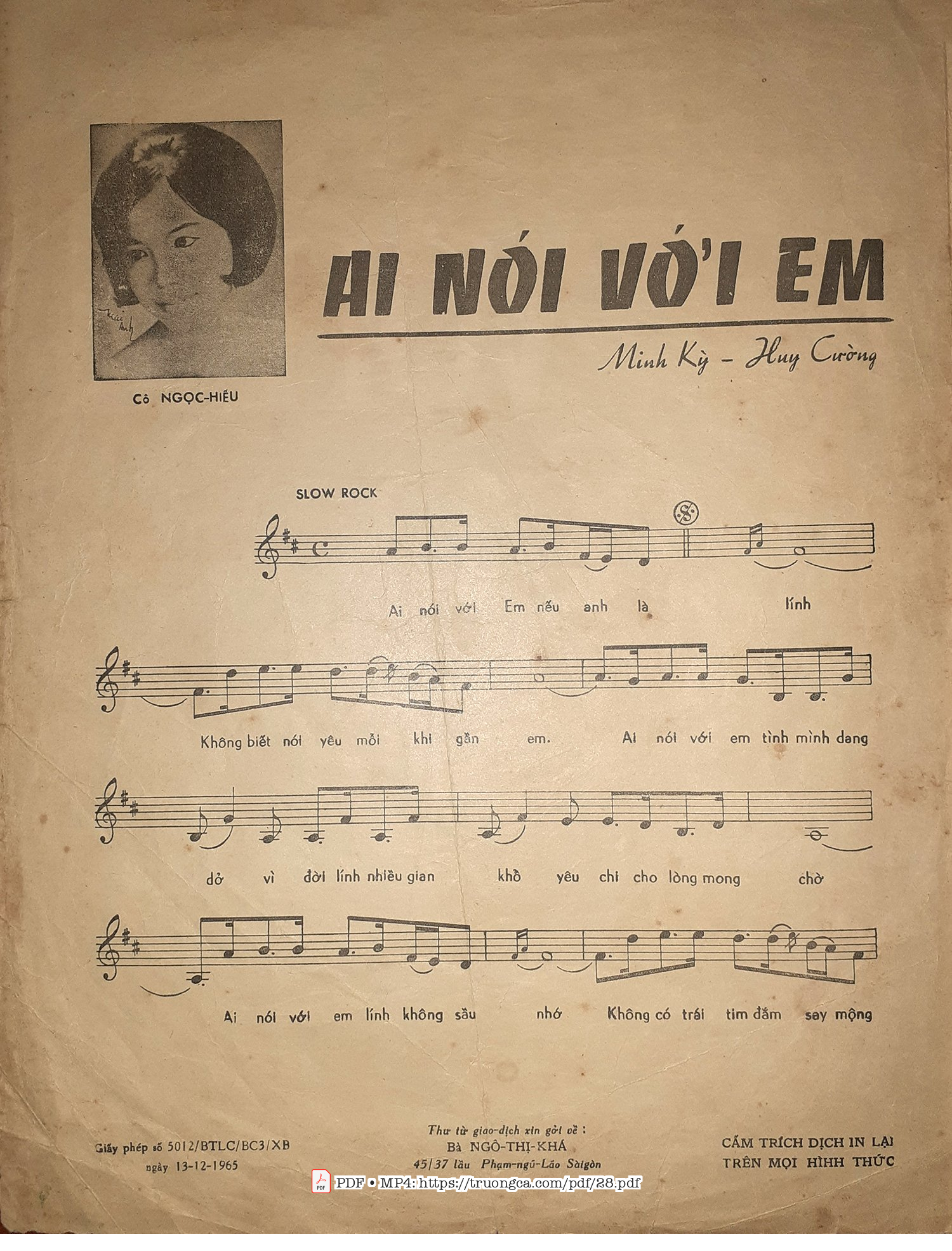 Page 2 of Sheet music PDF Ai nói với em - Minh Kỳ