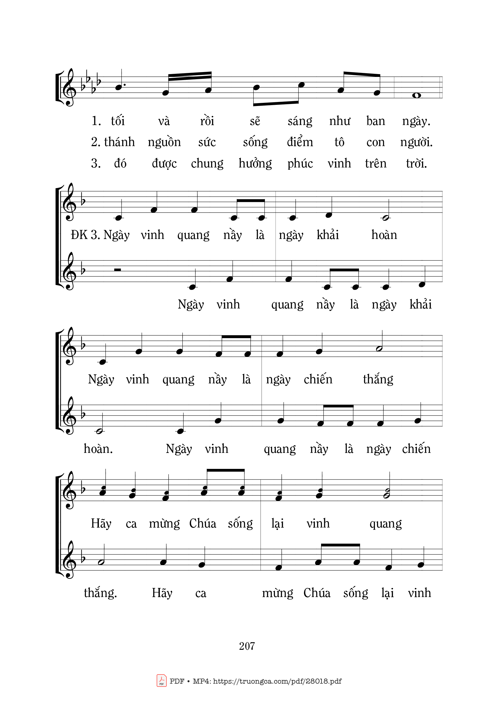 Ngày vinh quang ngày khải hoàn Ngày vinh quang ngày chiến thắng, Trang 2