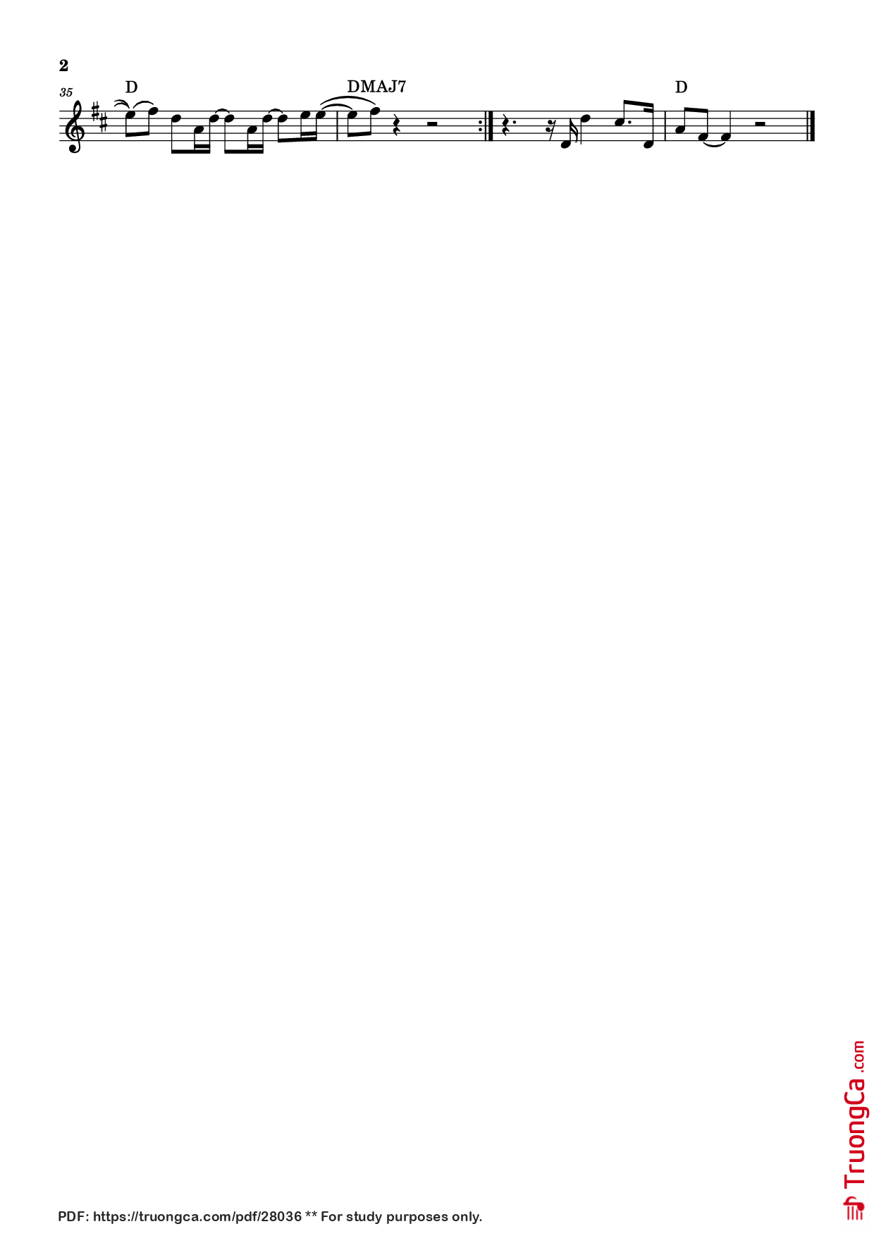 Page 2 of Sheet music PDF JESUS MEU ESPOSO - COLO DE DEUS