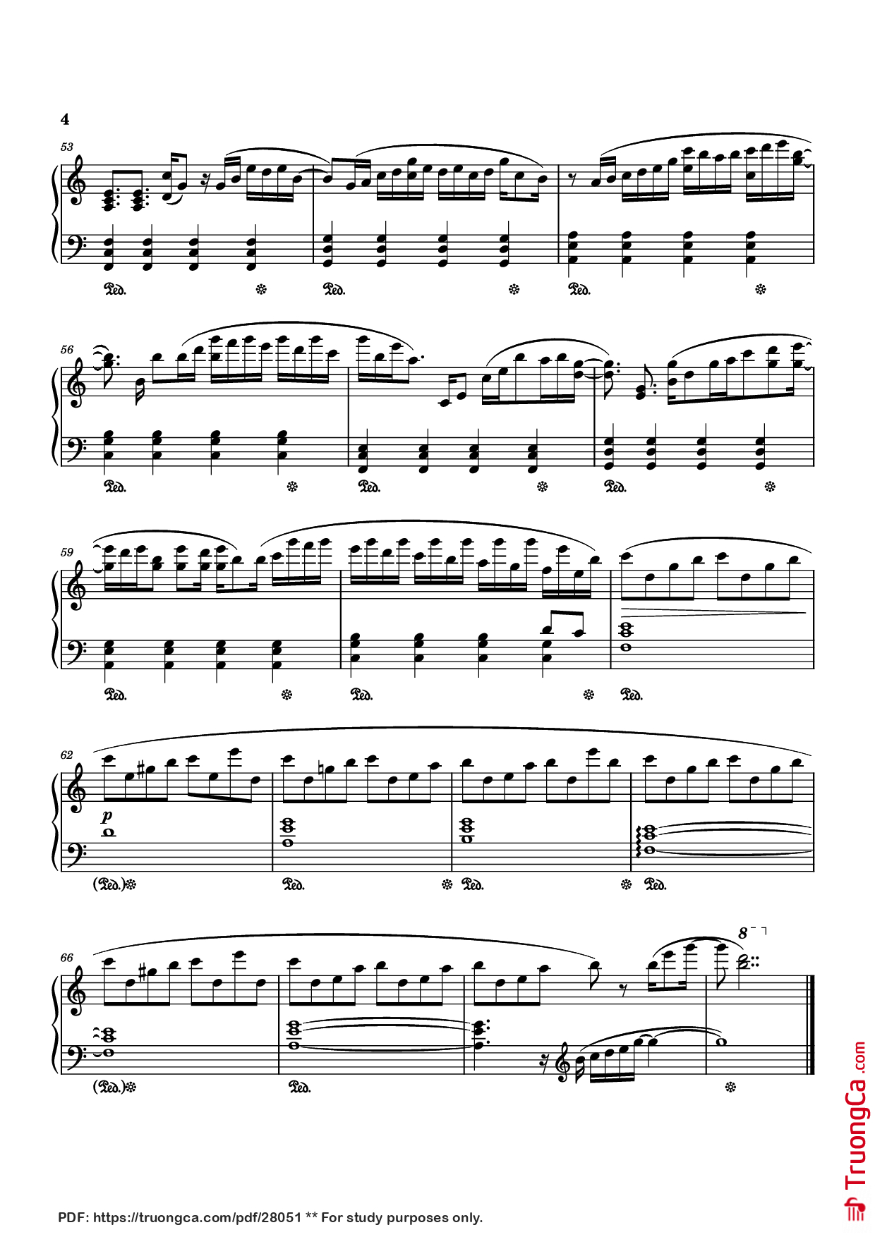 Page 4 of Sheet music PDF Piano Nanami
