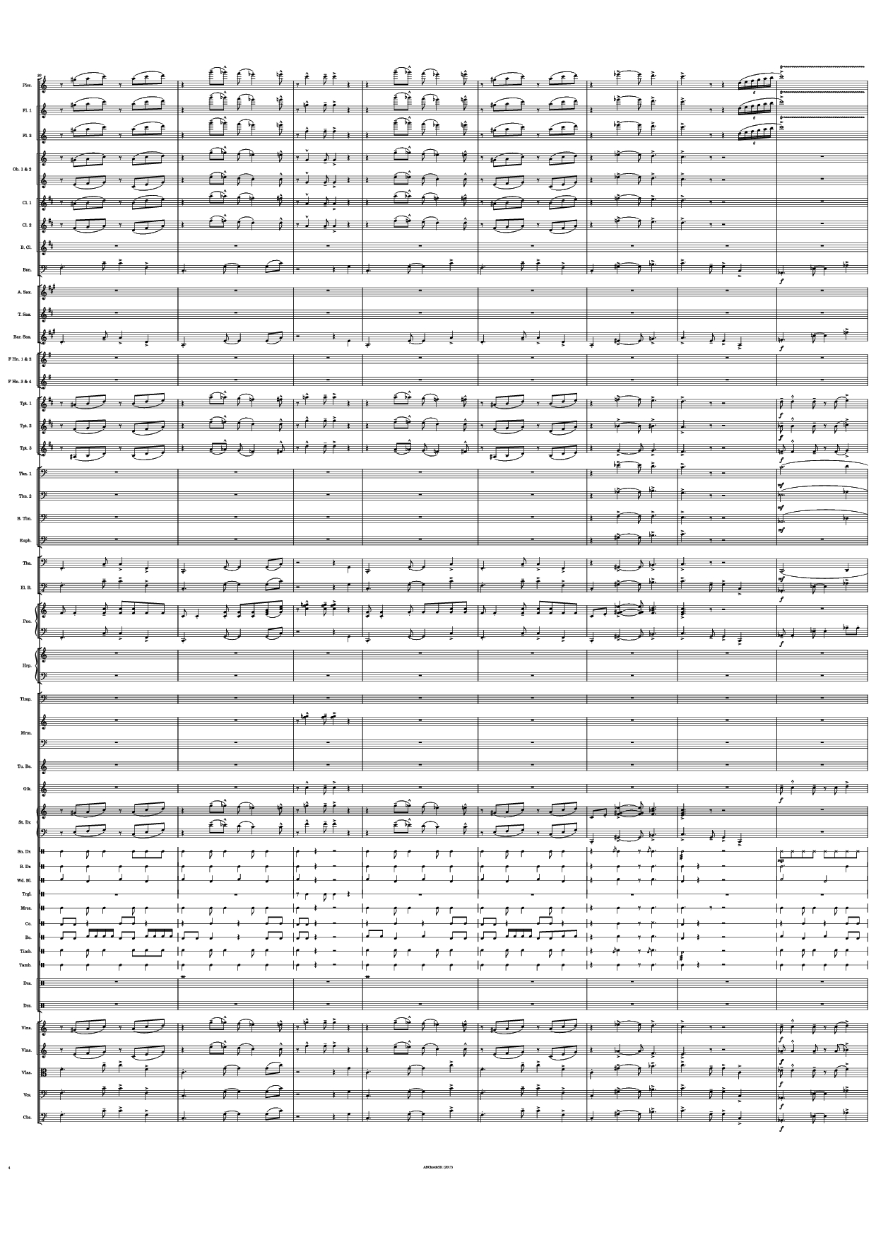 Page 4 of Sheet music PDF Super Mario Bros. Theme Piano - Music originally by: Nintendo