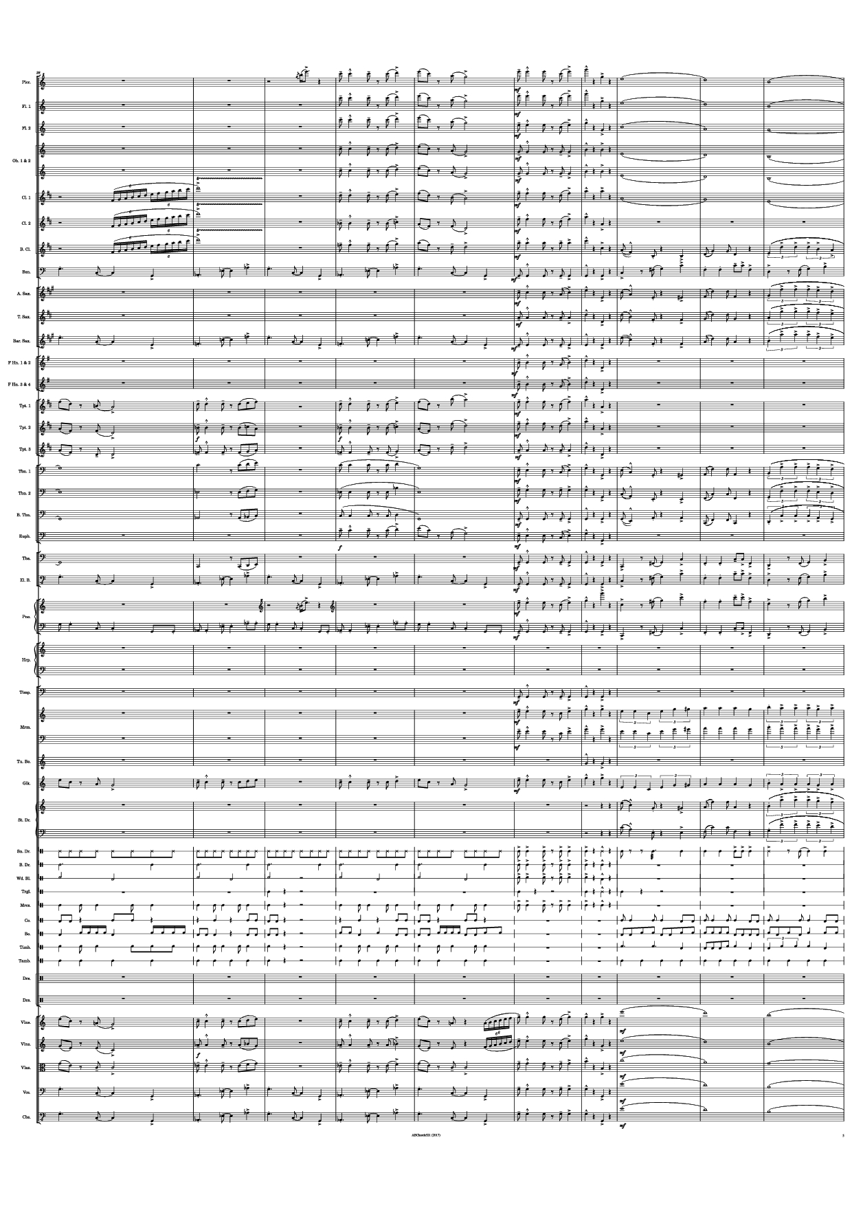 Page 5 of Sheet music PDF Super Mario Bros. Theme Piano - Music originally by: Nintendo