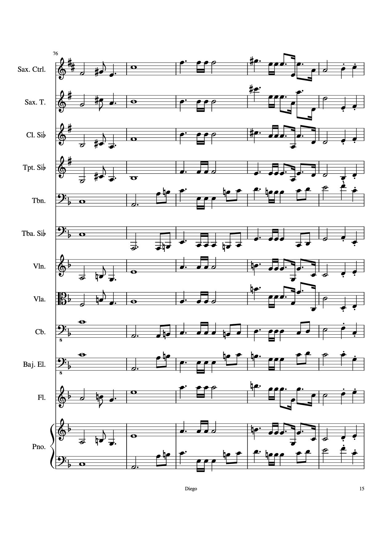 Page 15 of Sheet music PDF Piratas del caribe Piano - DiegoSC