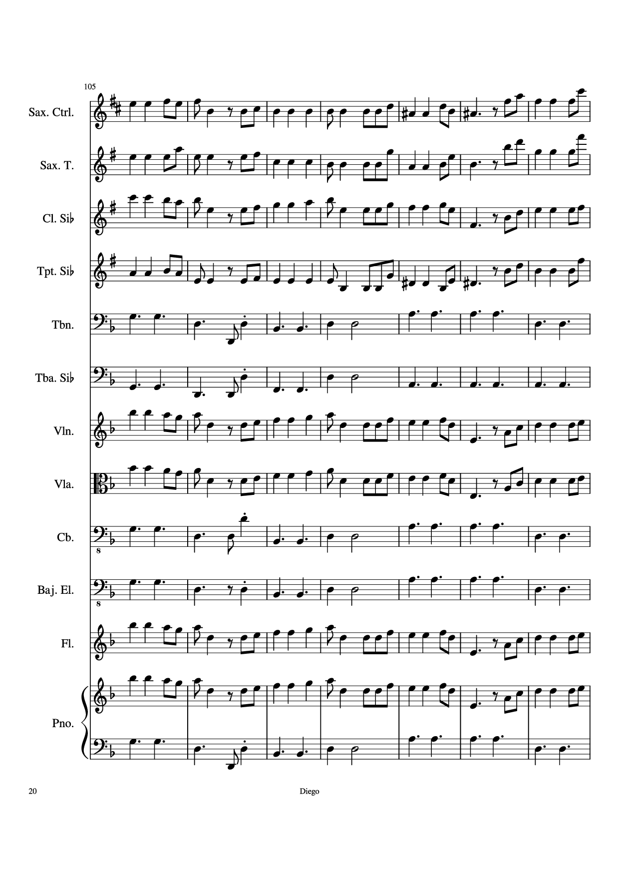 Page 20 of Sheet music PDF Piratas del caribe Piano - DiegoSC