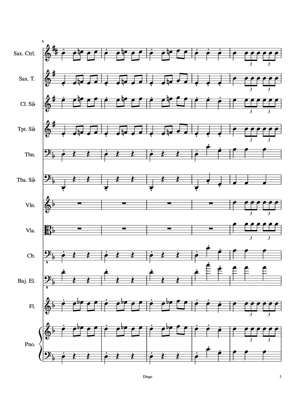 Page 3 of Sheet music PDF Piratas del caribe Piano - DiegoSC