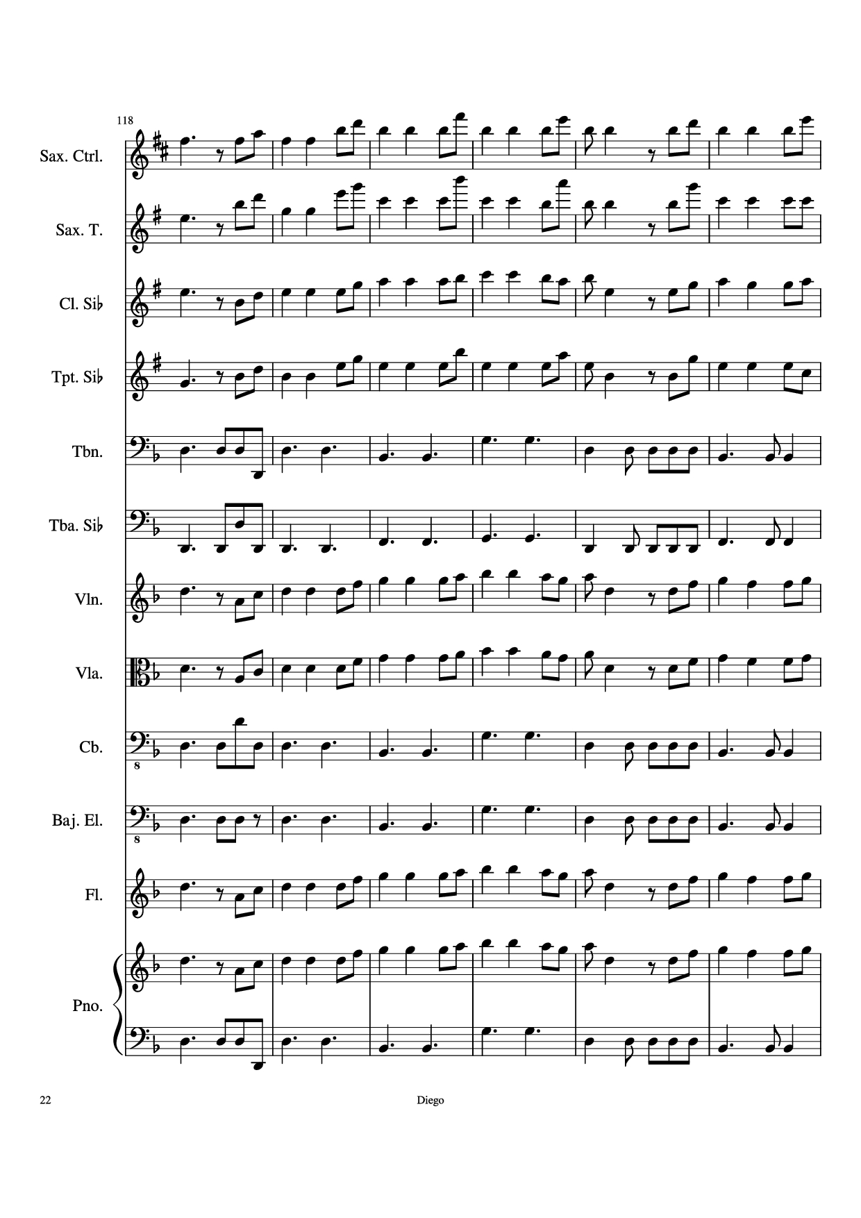 Page 22 of Sheet music PDF Piratas del caribe Piano - DiegoSC