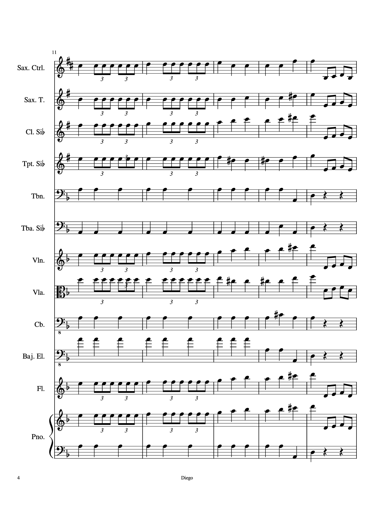 Page 4 of Sheet music PDF Piratas del caribe Piano - DiegoSC