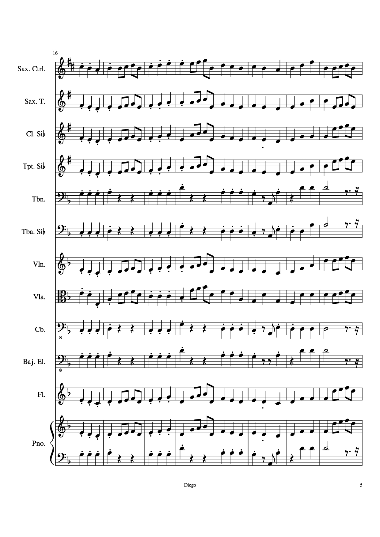 Page 5 of Sheet music PDF Piratas del caribe Piano - DiegoSC