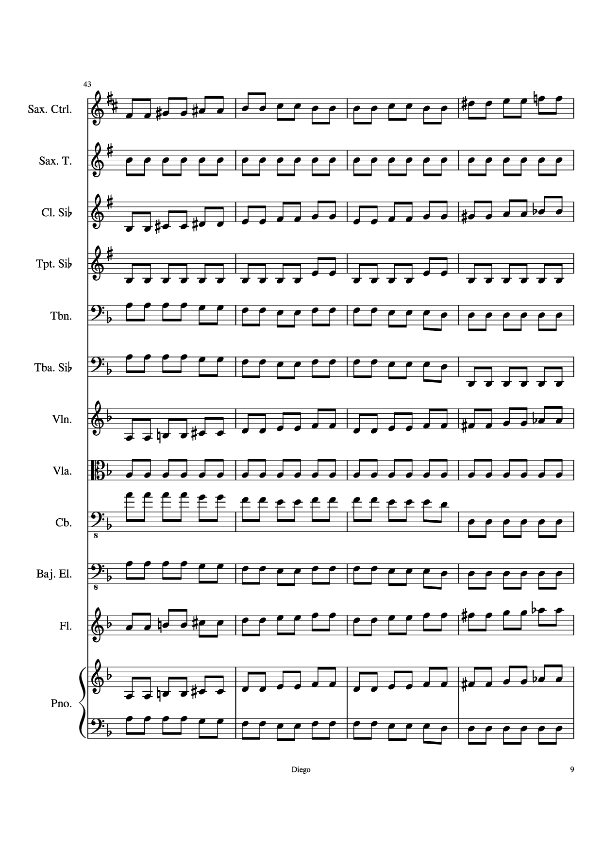 Page 9 of Sheet music PDF Piratas del caribe Piano - DiegoSC