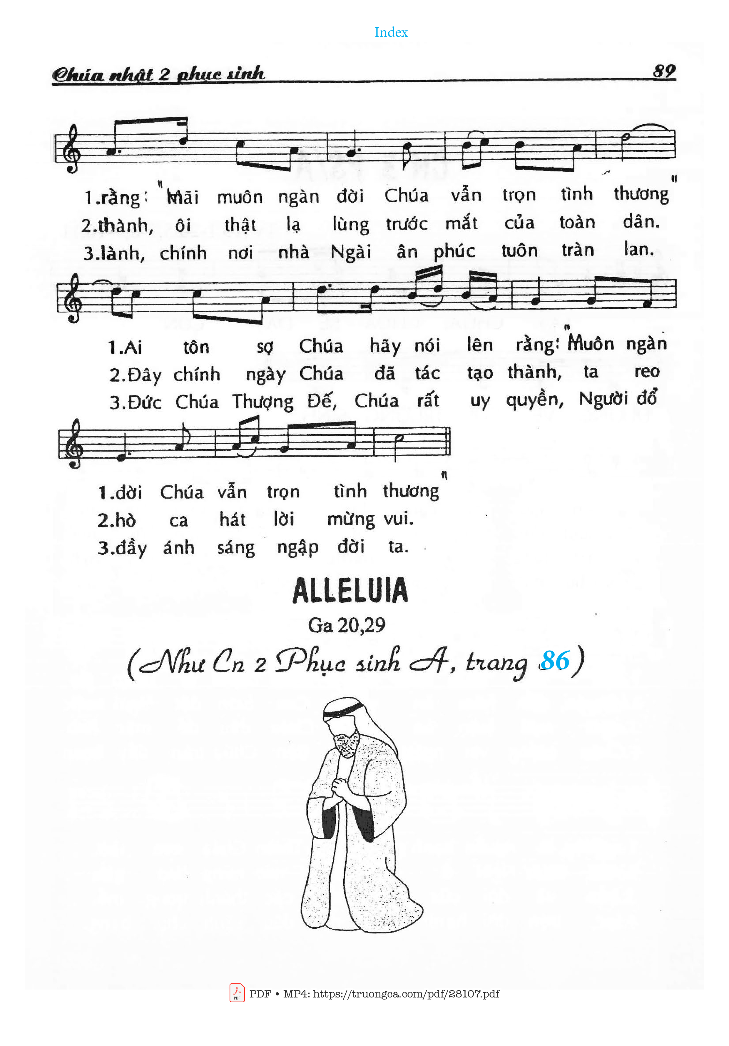 Page 2 of Sheet music PDF Thánh Vịnh 117, Chúa Nhật 2C Phục Sinh - Huy Hoàng