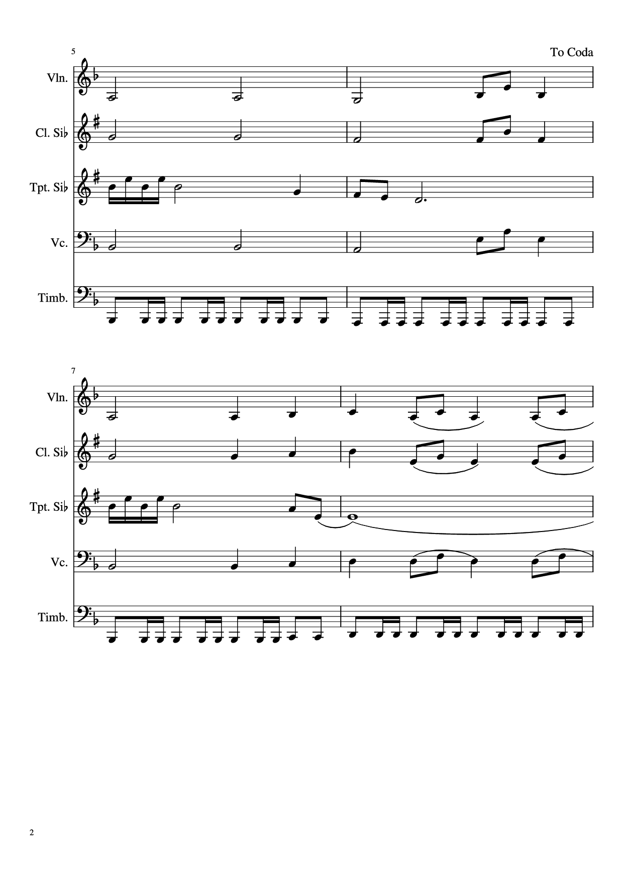 Page 2 of Sheet music PDF EL BUENO, EL FEO Y EL MALO. Violin - Ennio Morricone