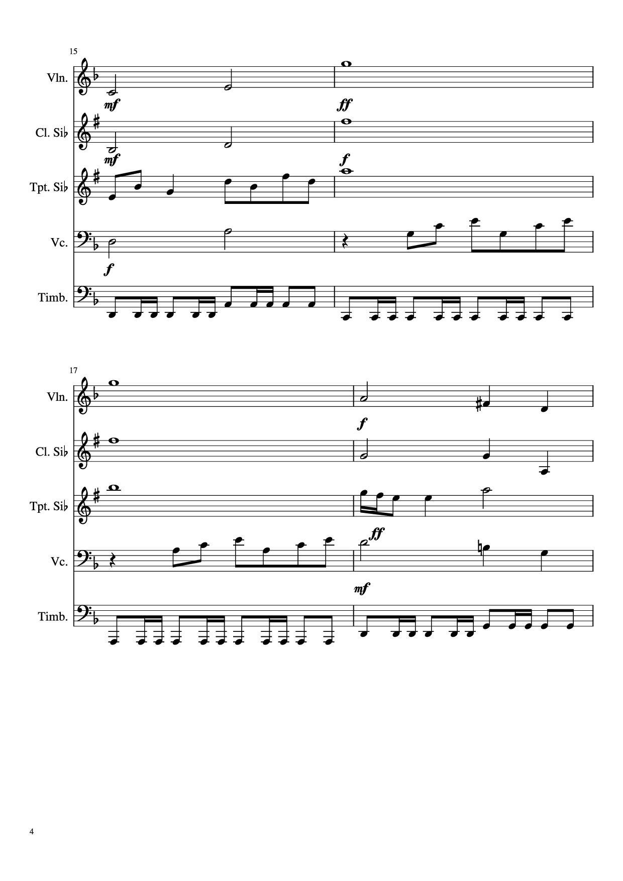 Page 4 of Sheet music PDF EL BUENO, EL FEO Y EL MALO. Violin - Ennio Morricone