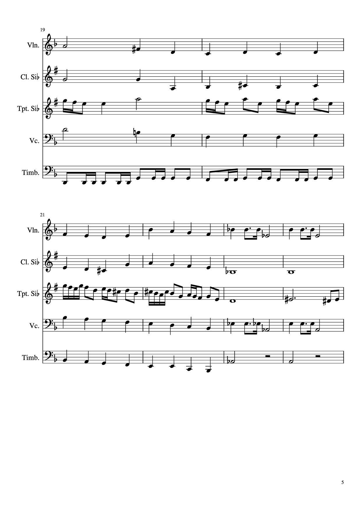 Page 5 of Sheet music PDF EL BUENO, EL FEO Y EL MALO. Violin - Ennio Morricone