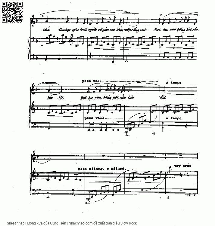 Page 7 of Sheet music PDF Hương xưa - Cung Tiến