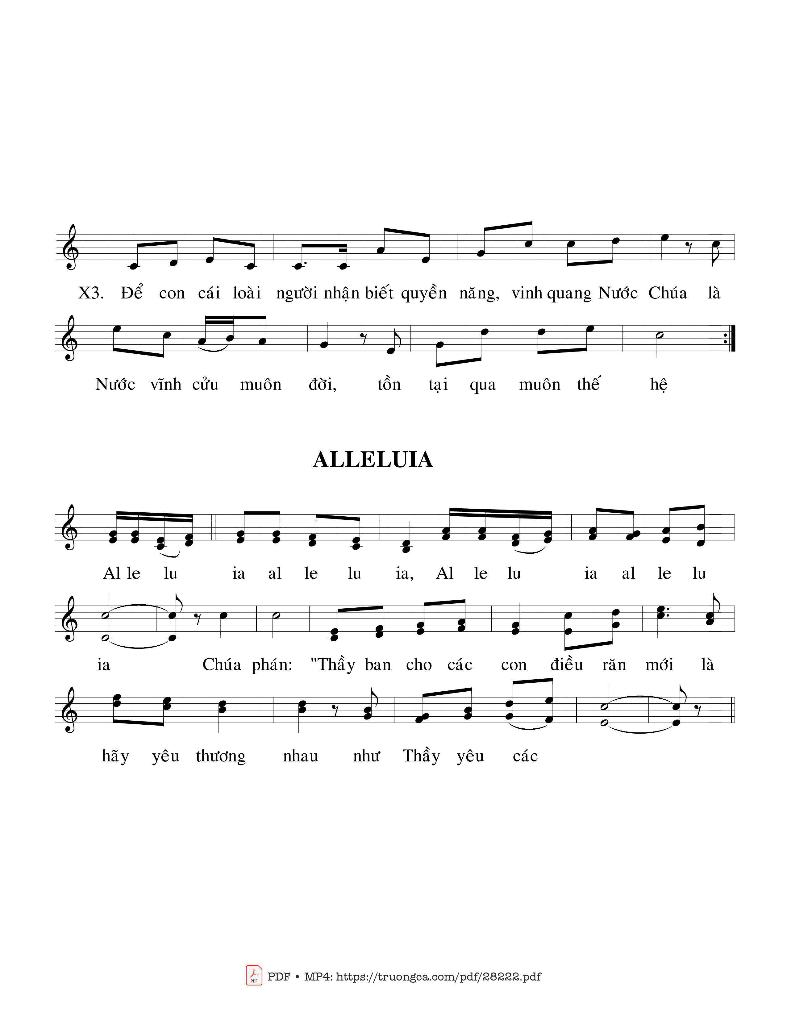 Page 2 of Sheet music PDF Thánh Vịnh 144, Chúa Nhật 5C Phục Sinh - Cao Huy Hoàng