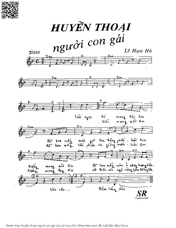 Page 5 of Sheet music PDF Huyền thoại người con gái - Lê Hựu Hà