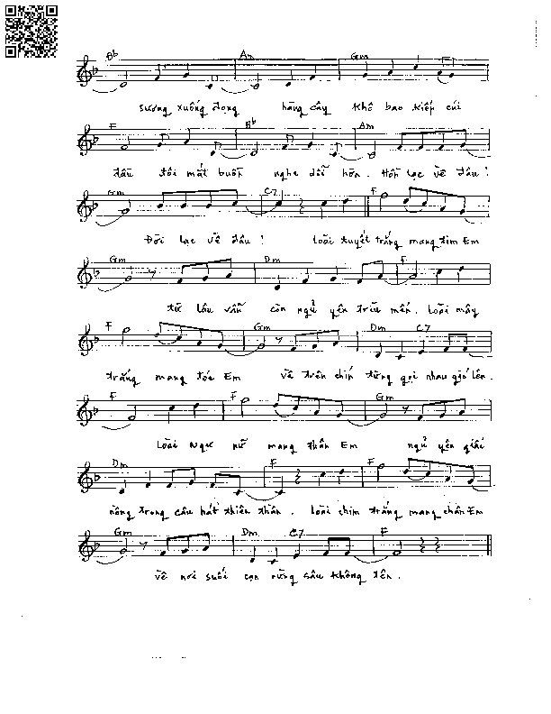 Page 6 of Sheet music PDF Huyền thoại người con gái - Lê Hựu Hà