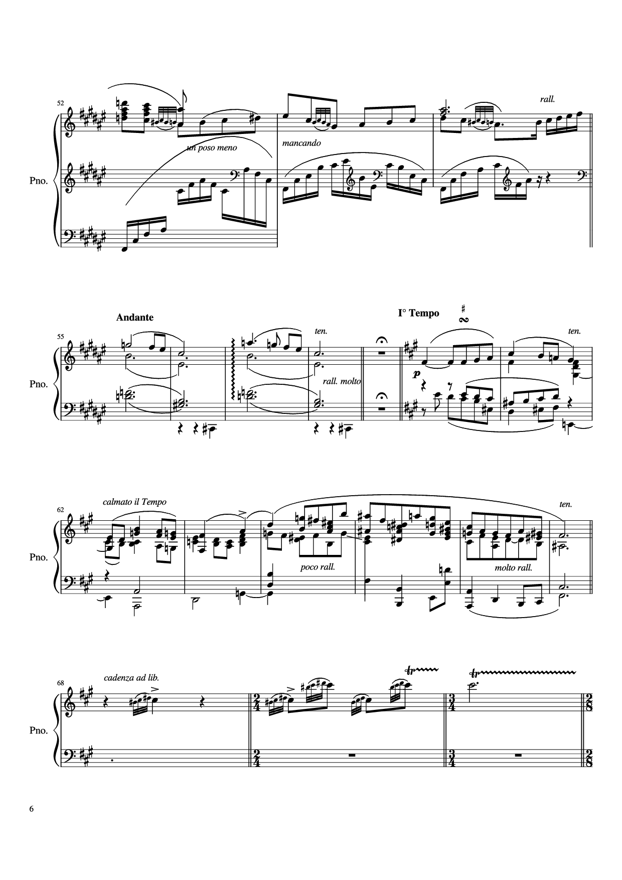 Page 6 of Sheet music PDF Piano IV. Quejas o la Maja y el Ruiseñor Piano - Enrique Granados