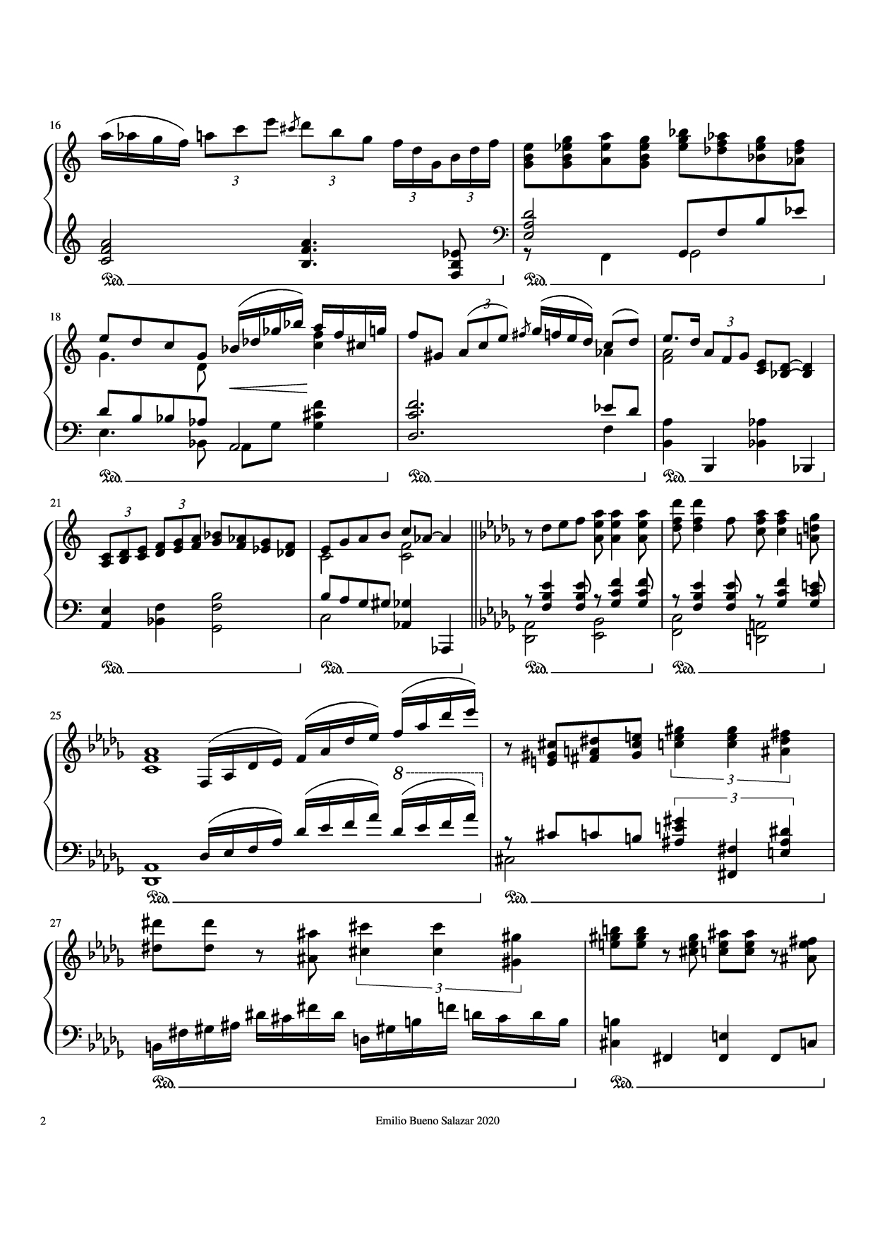 Page 2 of Sheet music PDF Piano Body and Soul Piano - Johnny Green