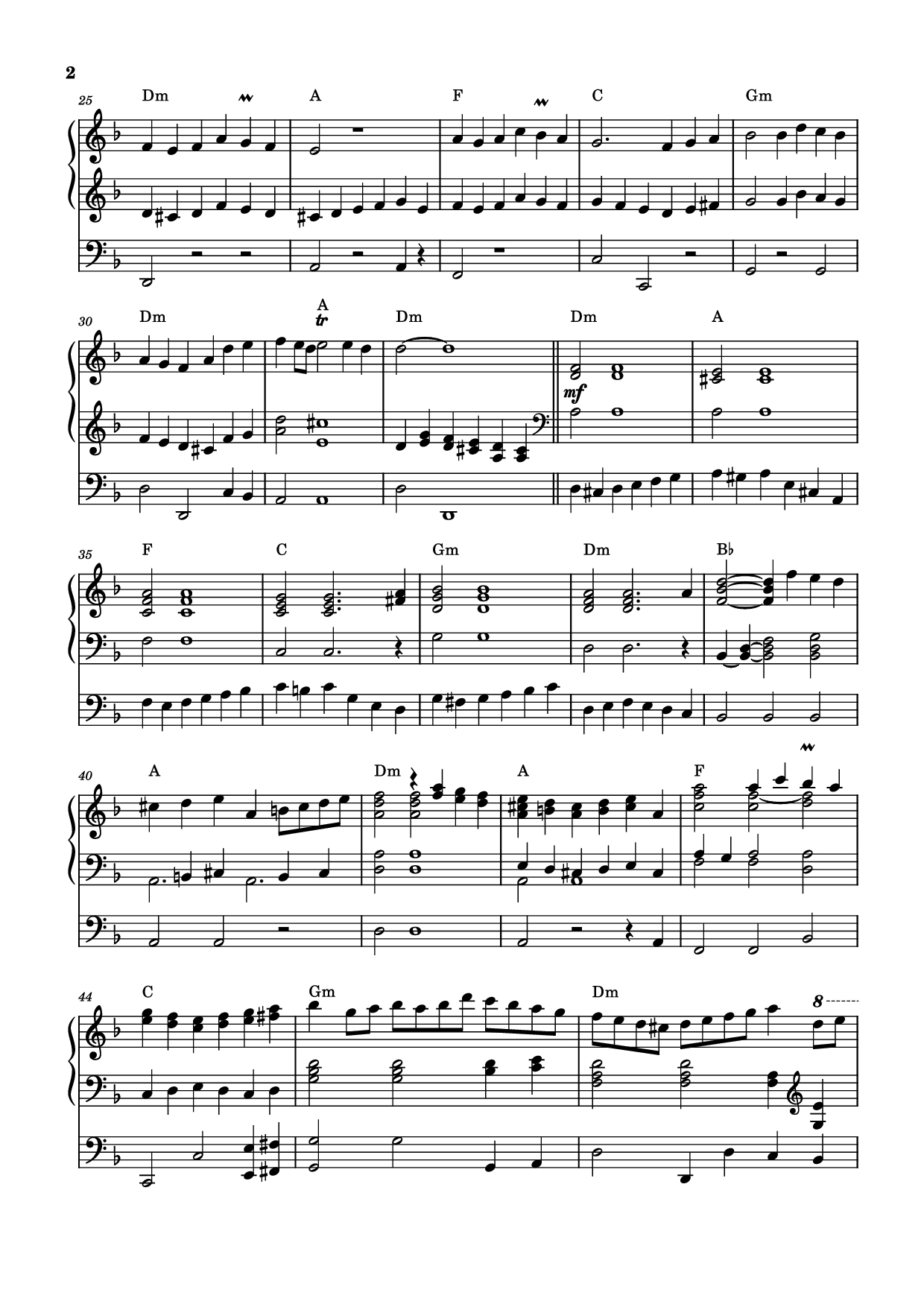 Page 2 of Sheet music PDF Sarabande - Georg Friedrich Händel (1685-1759