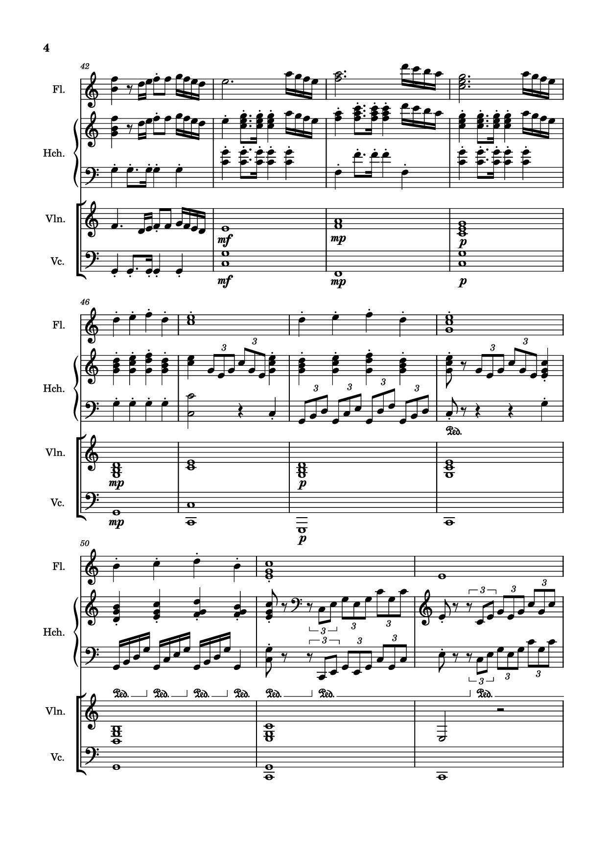Page 4 of Sheet music PDF March Violin - Mozart