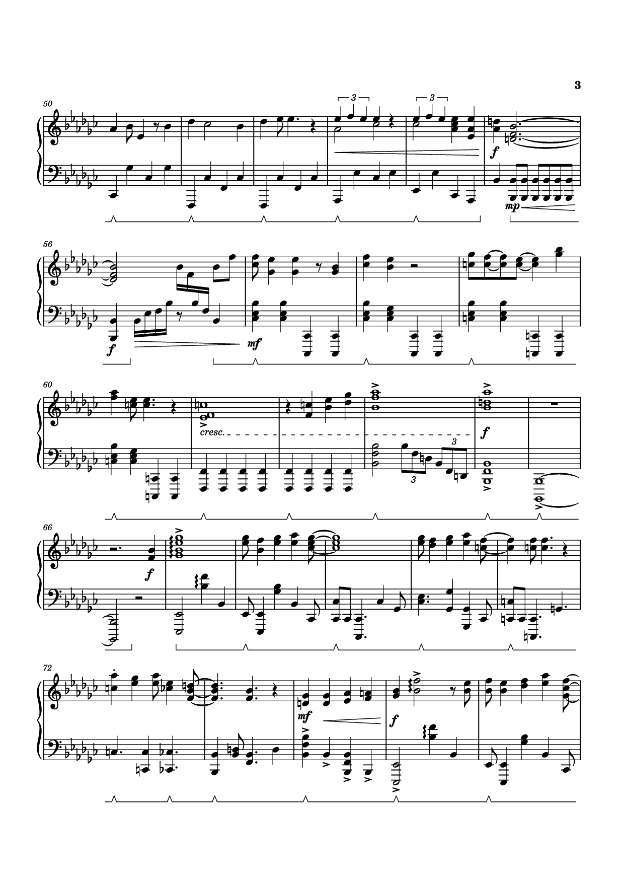 Page 3 of Sheet music PDF Piano Black Sorrow Piano - STUDIO LICO, 최용수