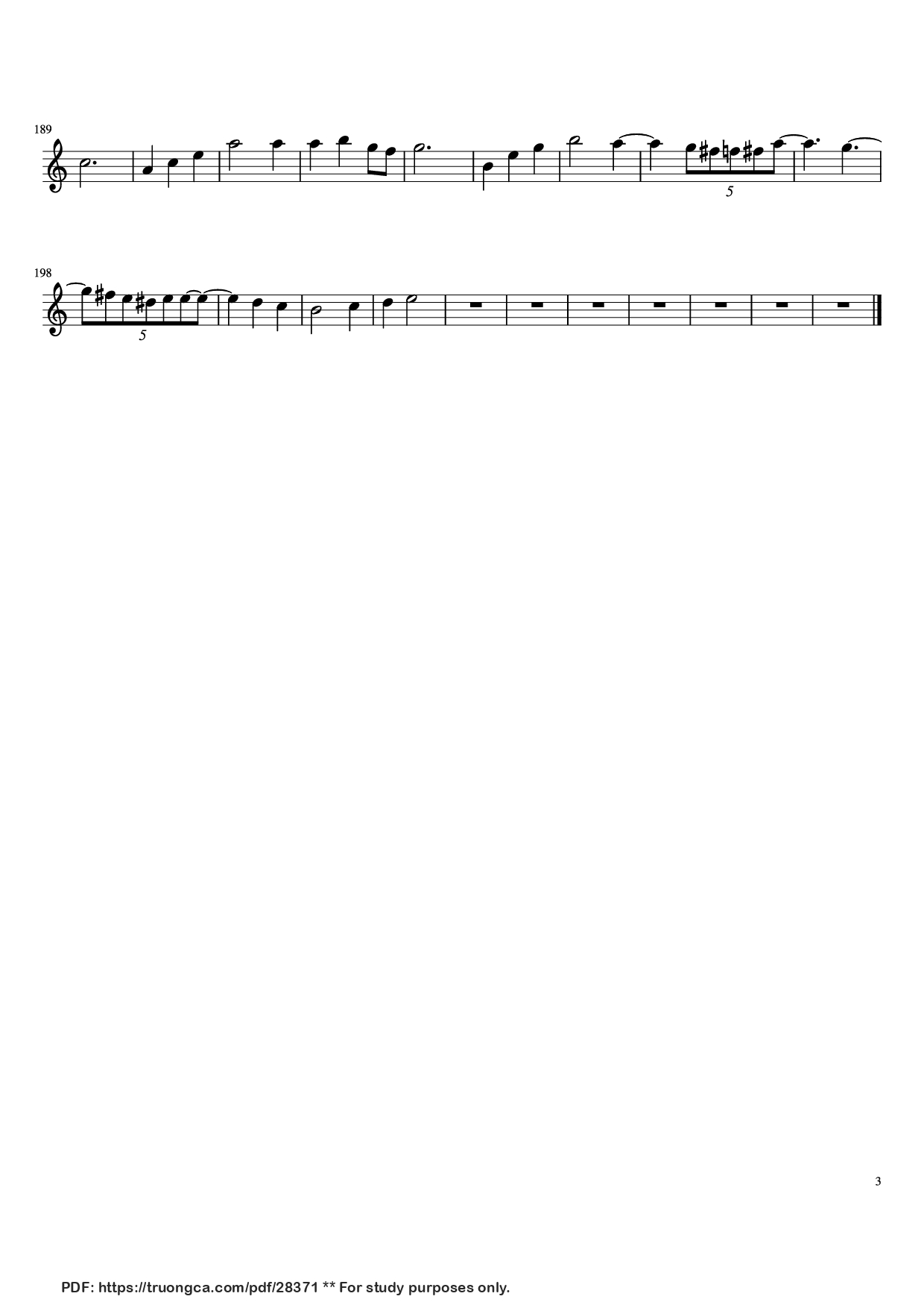 Page 3 of Sheet music PDF Howls moving castle - Undefined