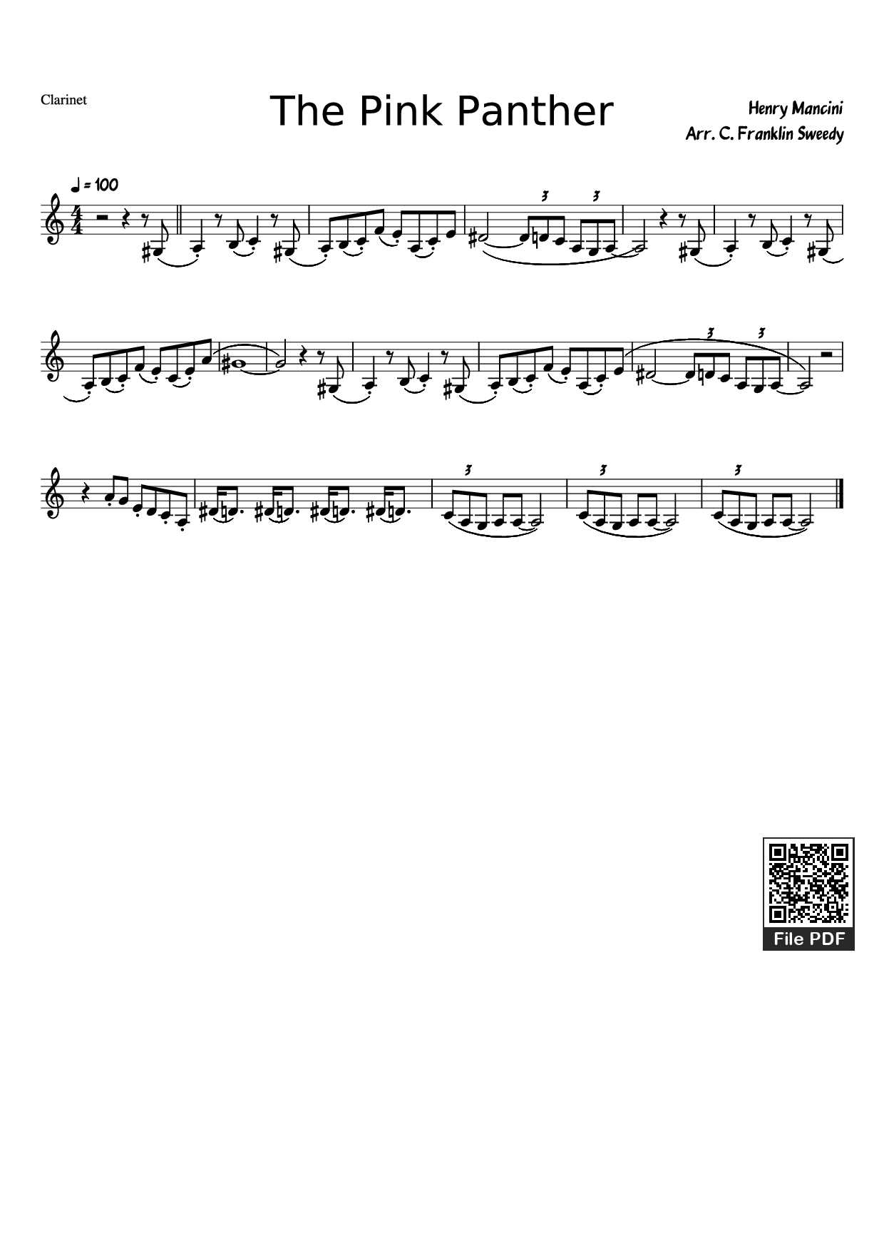 The Pink Panther - Henry Mancini