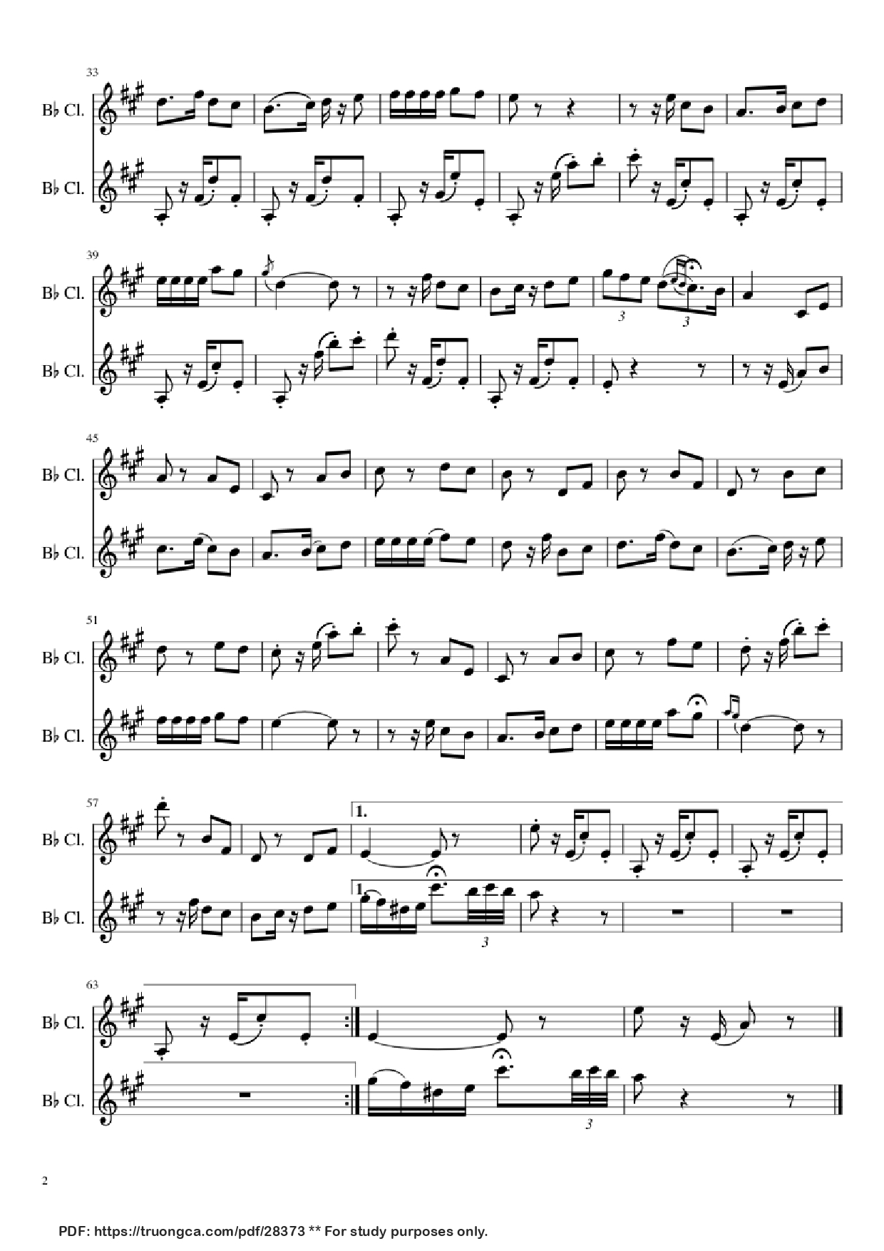 Page 2 of Sheet music PDF Carmen Habanera - Undefined