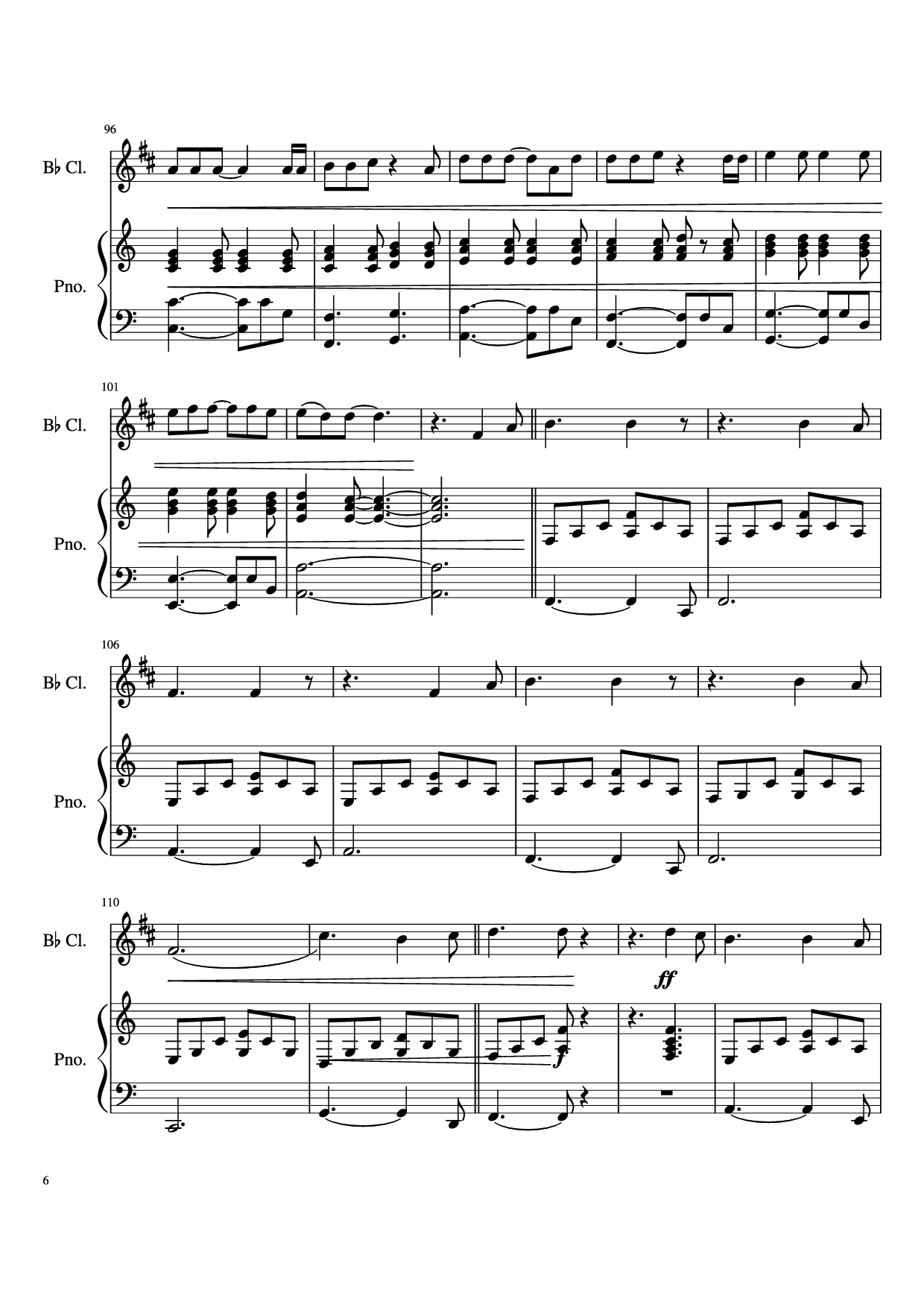 Page 6 of Sheet music PDF Piano Hallelujah Piano - Leonard Cohen