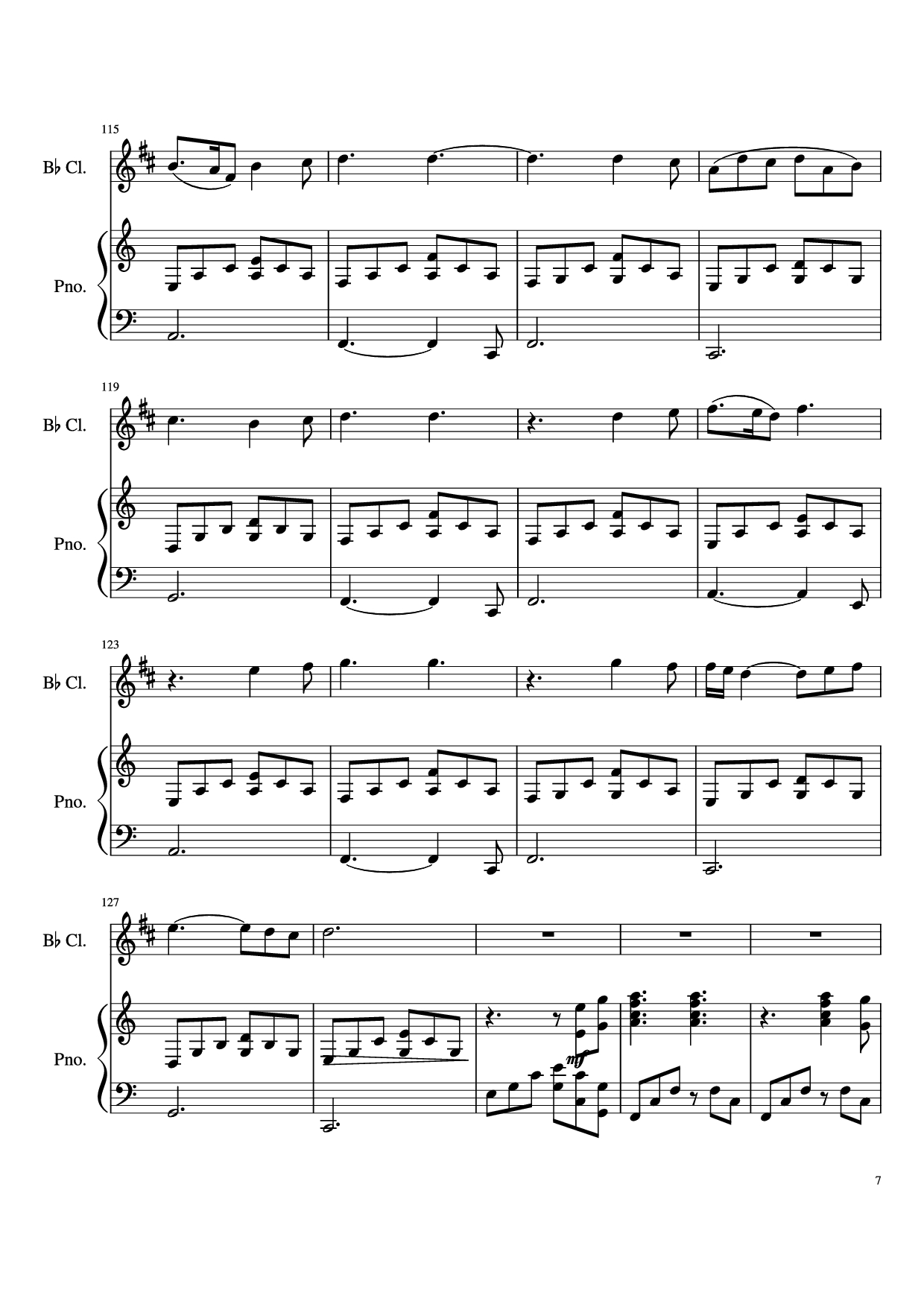 Page 7 of Sheet music PDF Piano Hallelujah Piano - Leonard Cohen